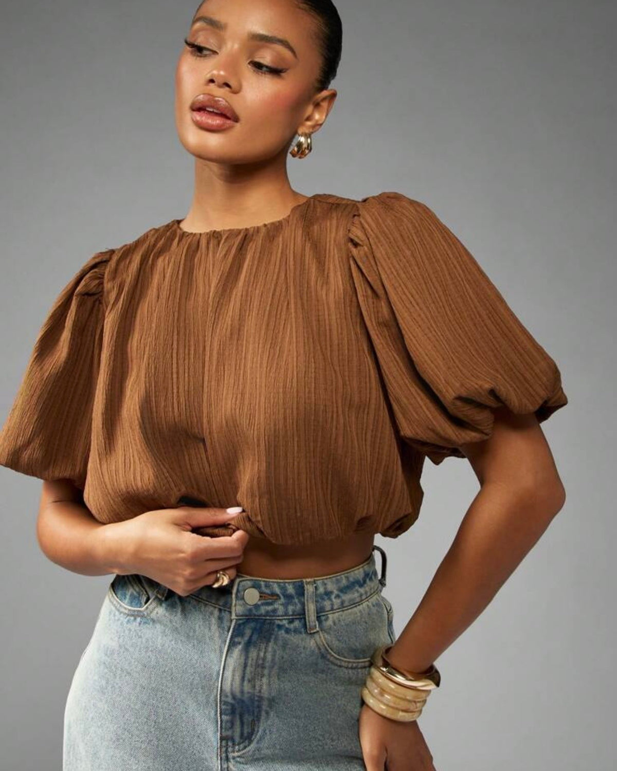 Blusa café missguided