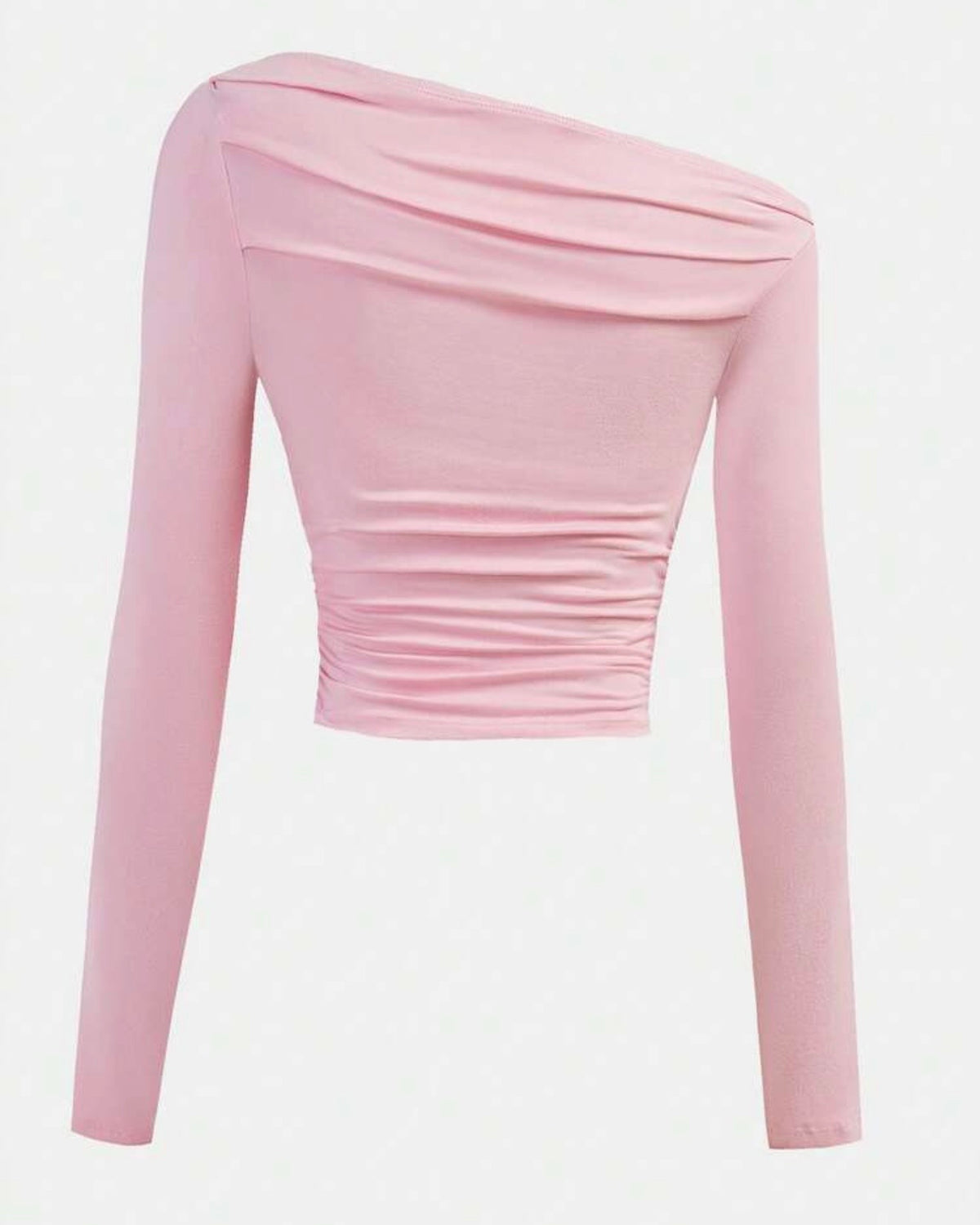 Blusa asimétrica rosa