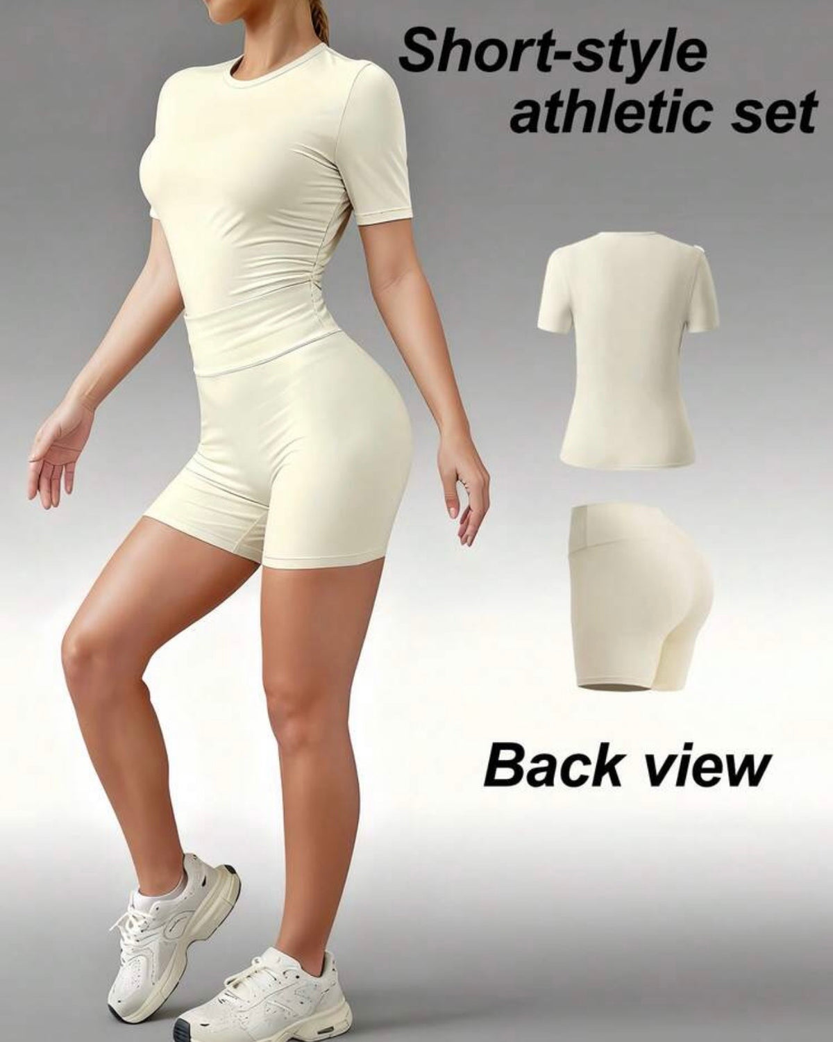 Conjunto deportivo amarillo