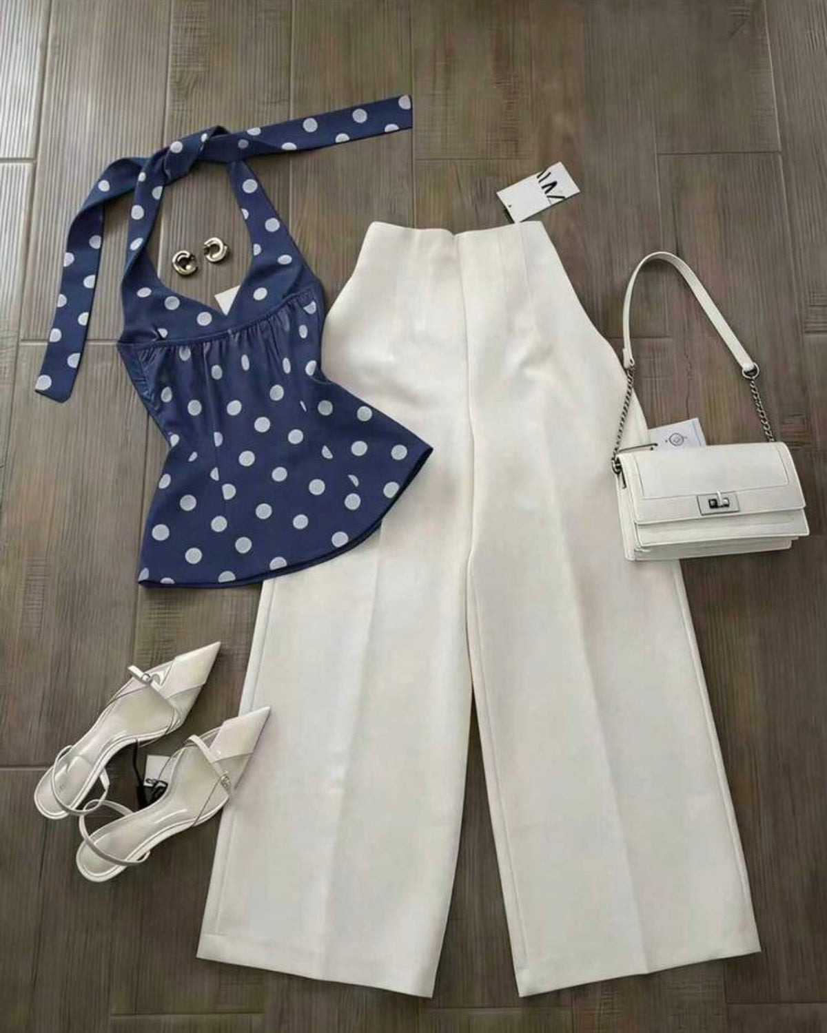 Conjunto palazo más blusa