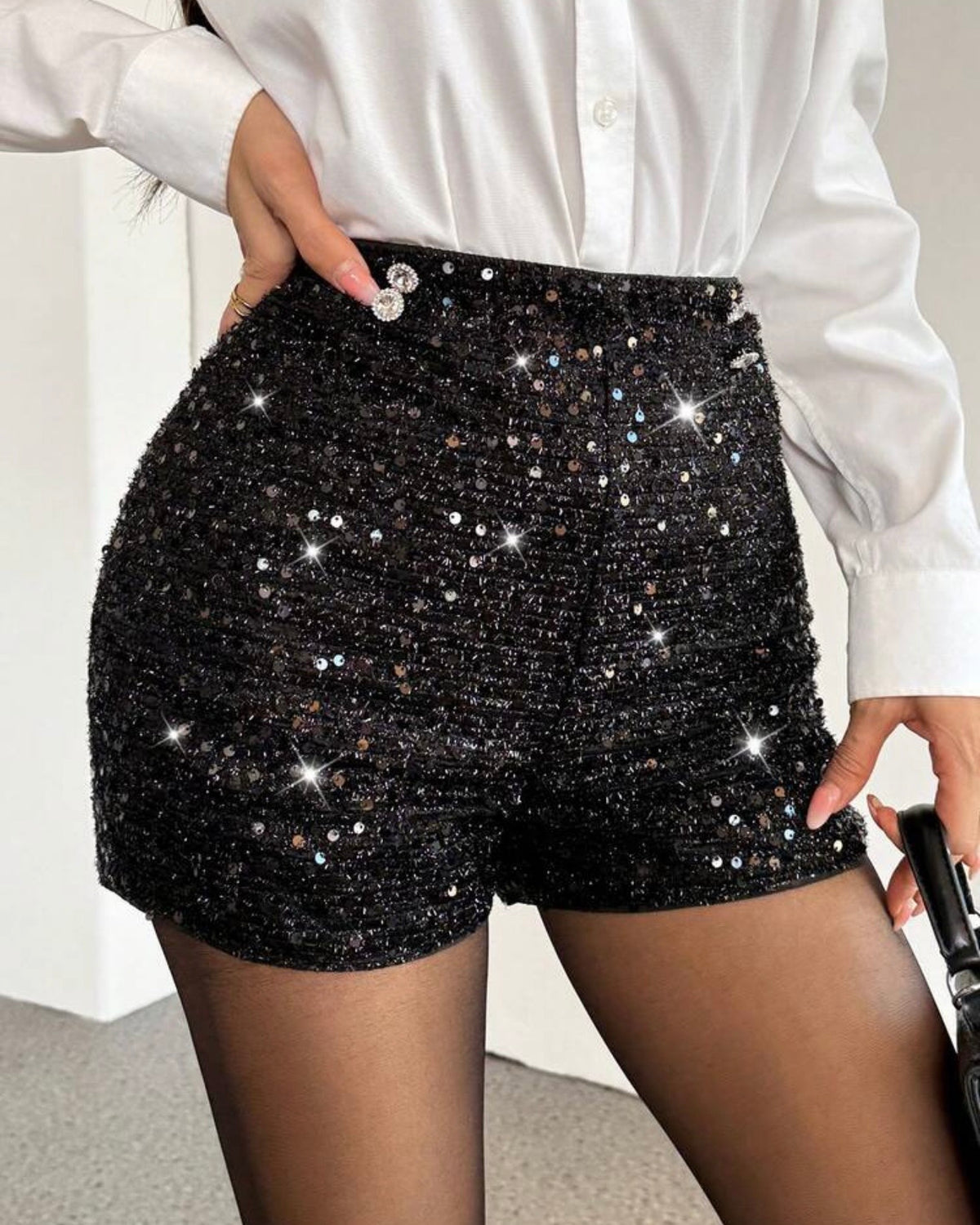 Short de lentejuelas