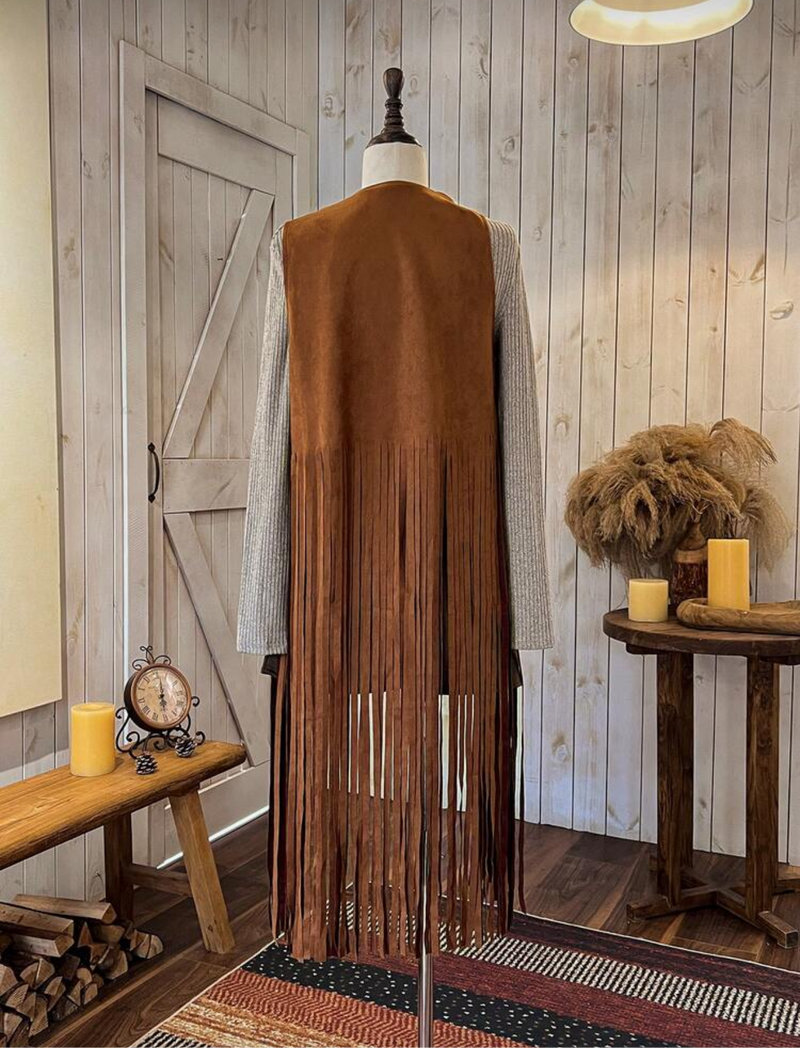 Chaqueta de barbas vaquera
