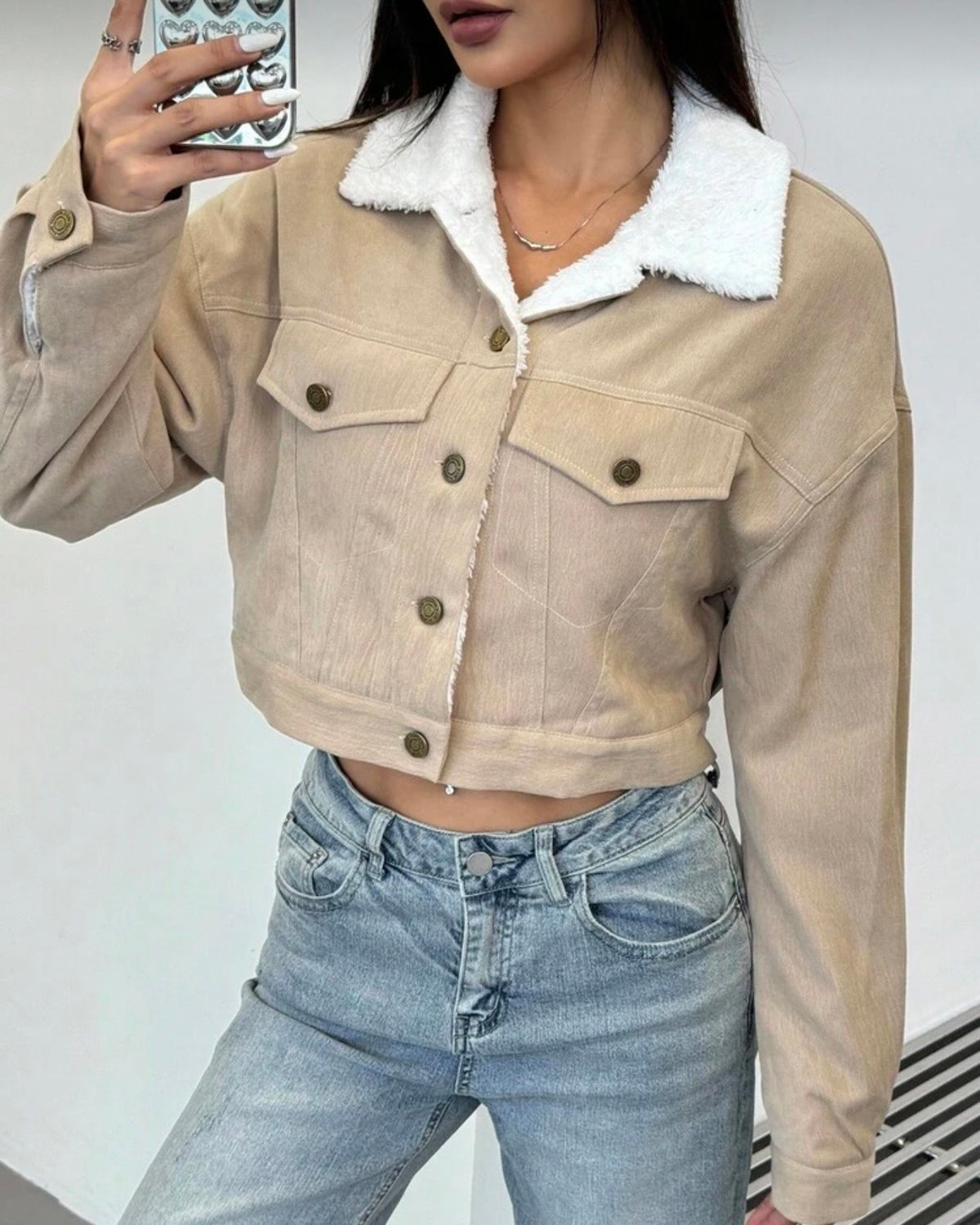 Chaqueta beige