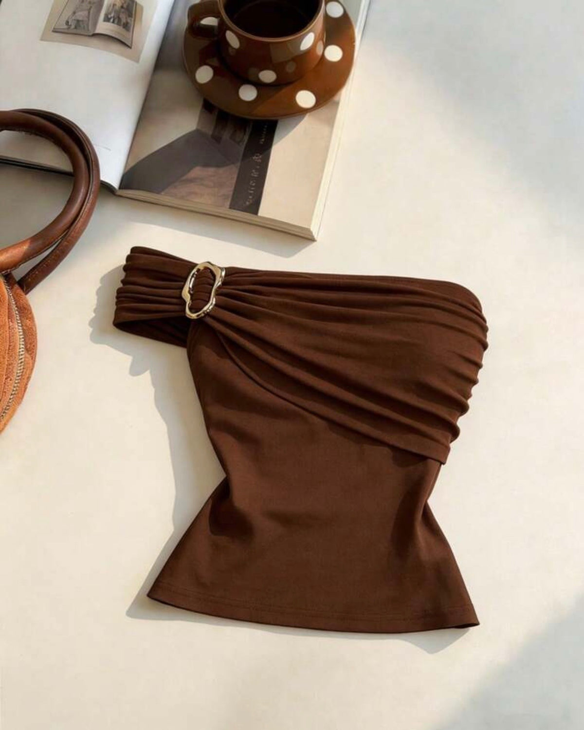 Blusa cafe