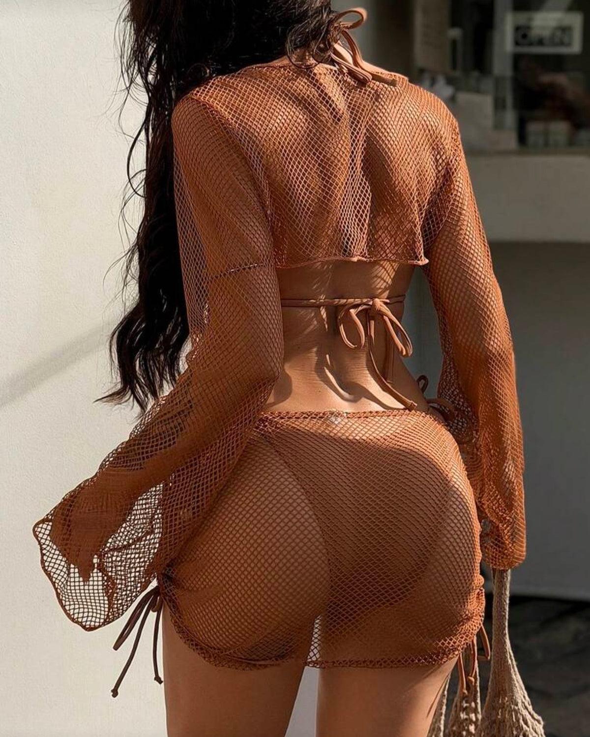 Cubierta de dos piezas de traje de baño
