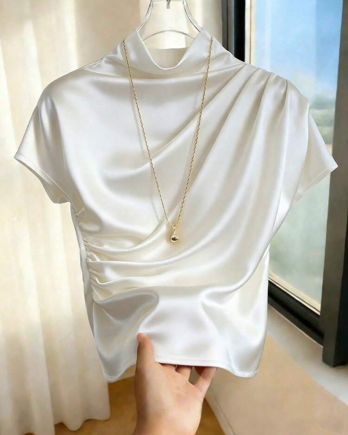 Blusa francilia blanca