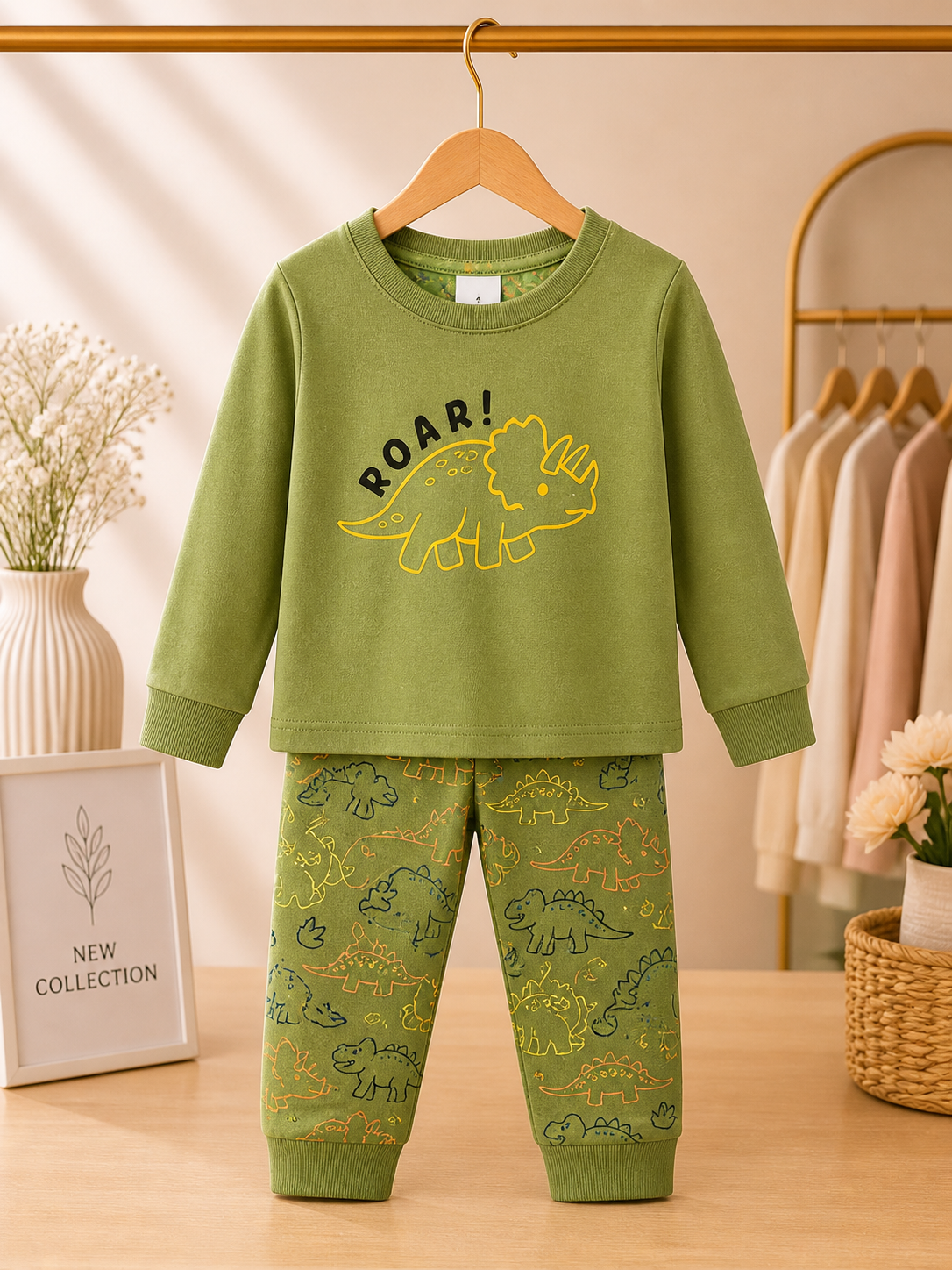 Pijama de dinosaurio