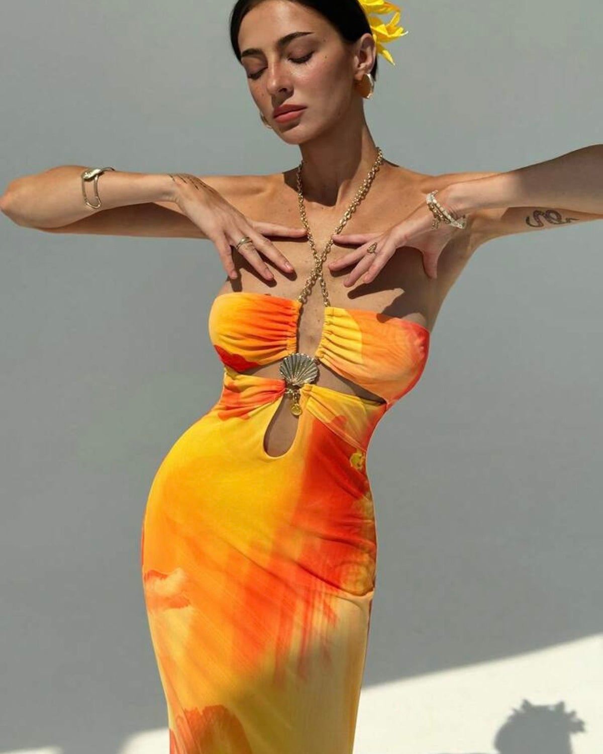 Vestido anaranjado