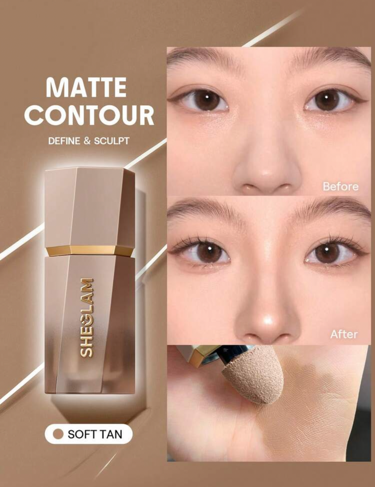 Contorno bronceador Líquido SHEGLAM