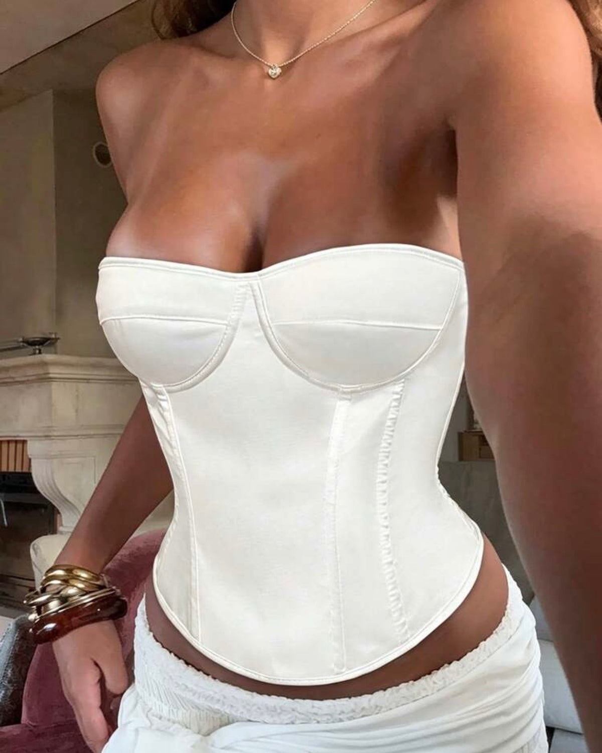 Corset blanco