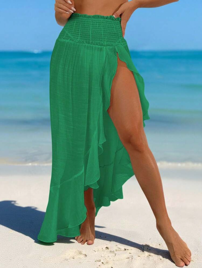 Salida de playa verde