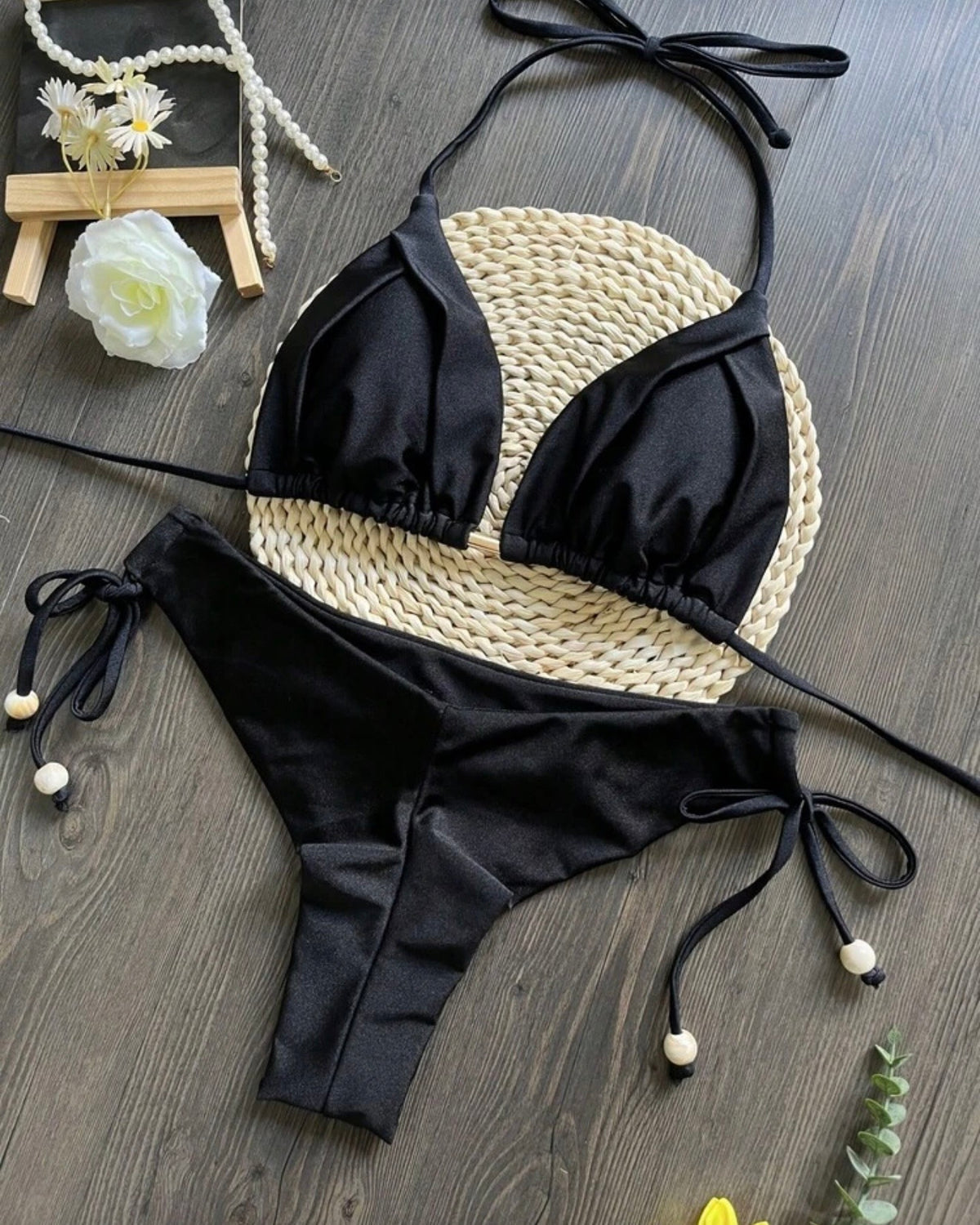 Traje de baño negro