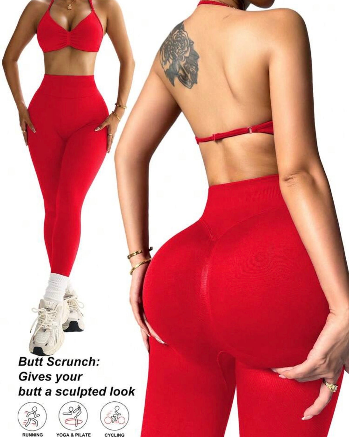 Conjunto deportivo rojo