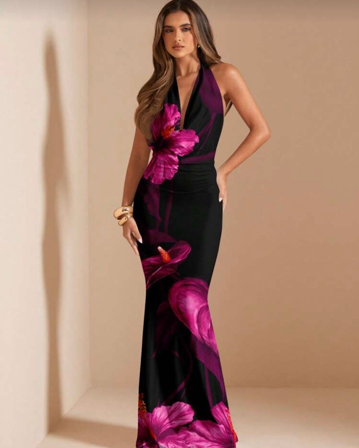 Vestido con flores