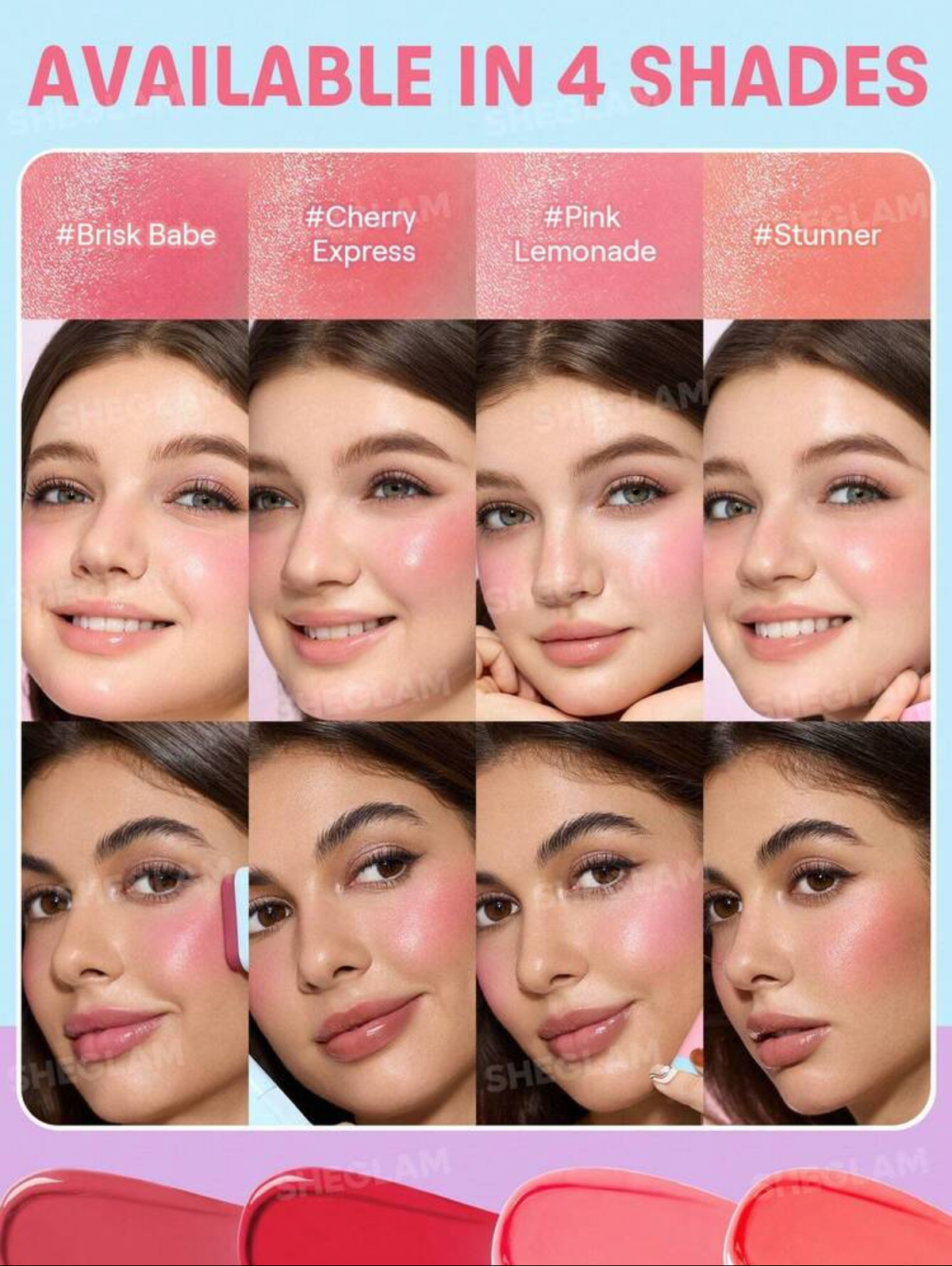 Glass glow blush stick SHEGLAM
