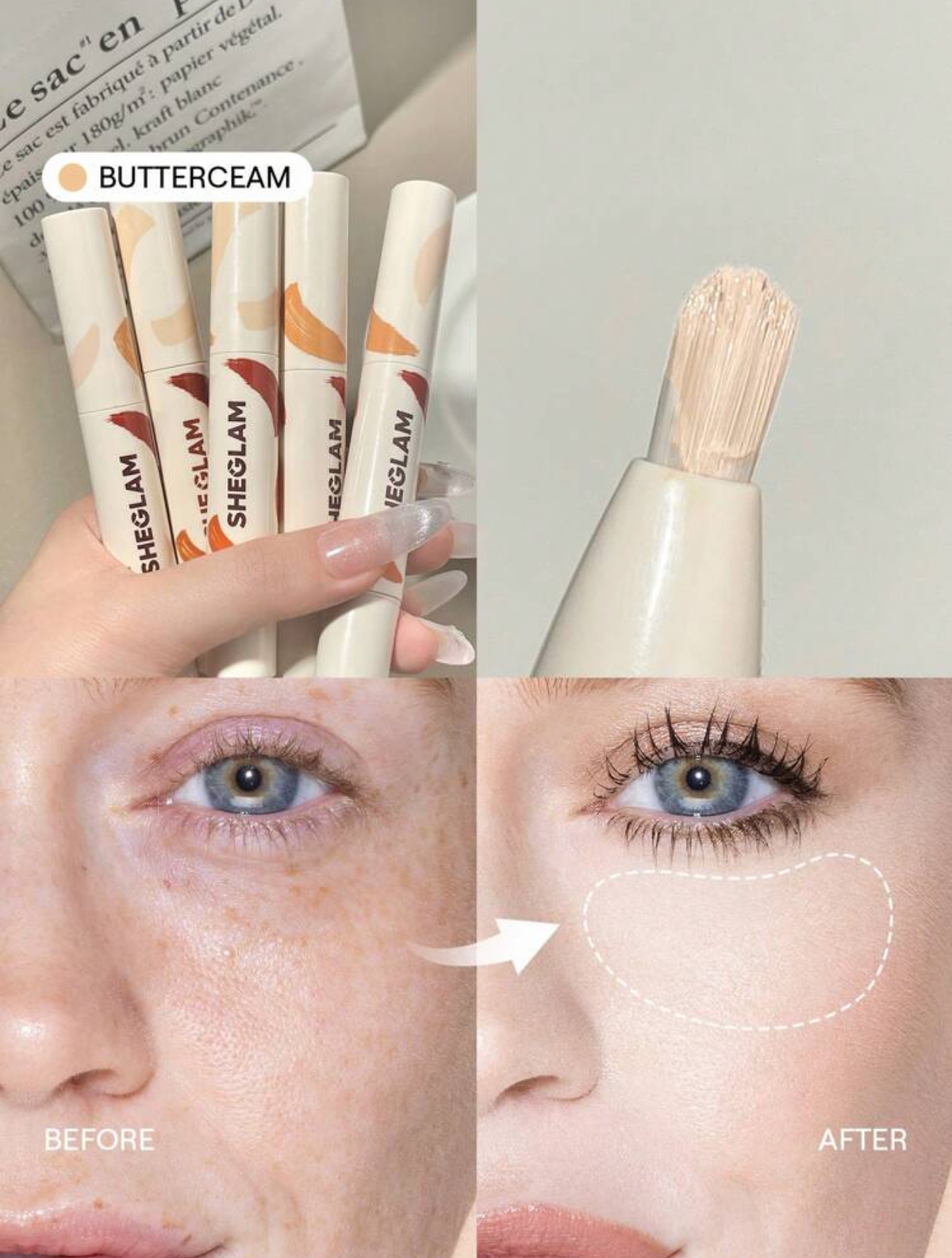 Corrector de alta cobertura SHEGLAM