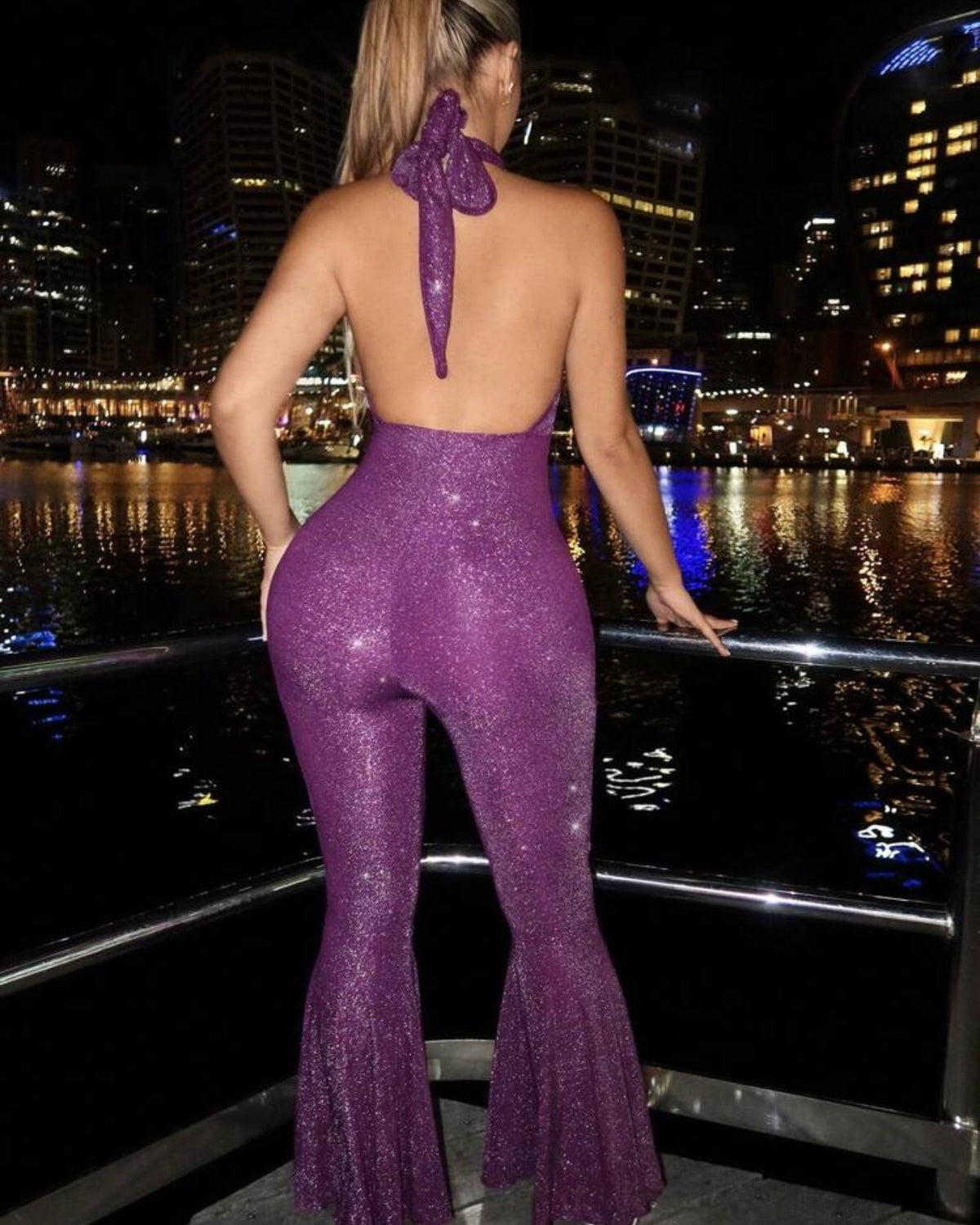 Enterizo morado