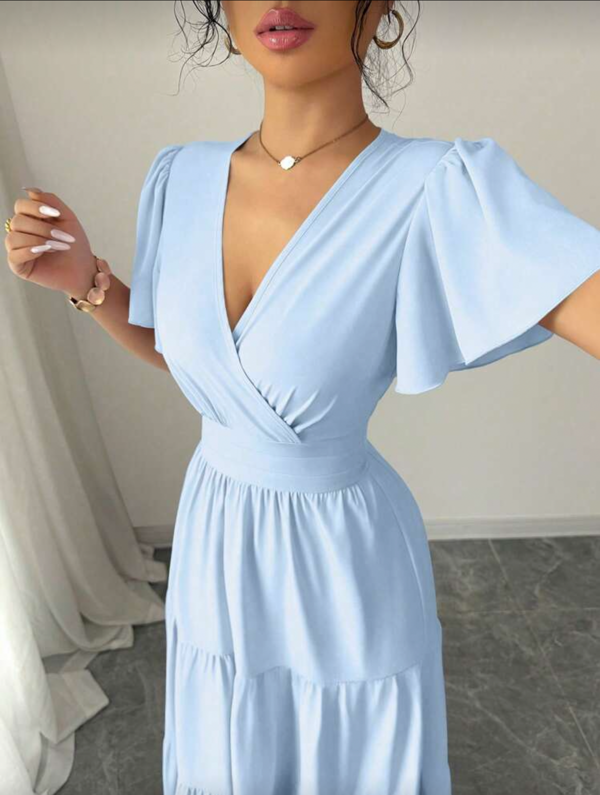 Vestido celeste