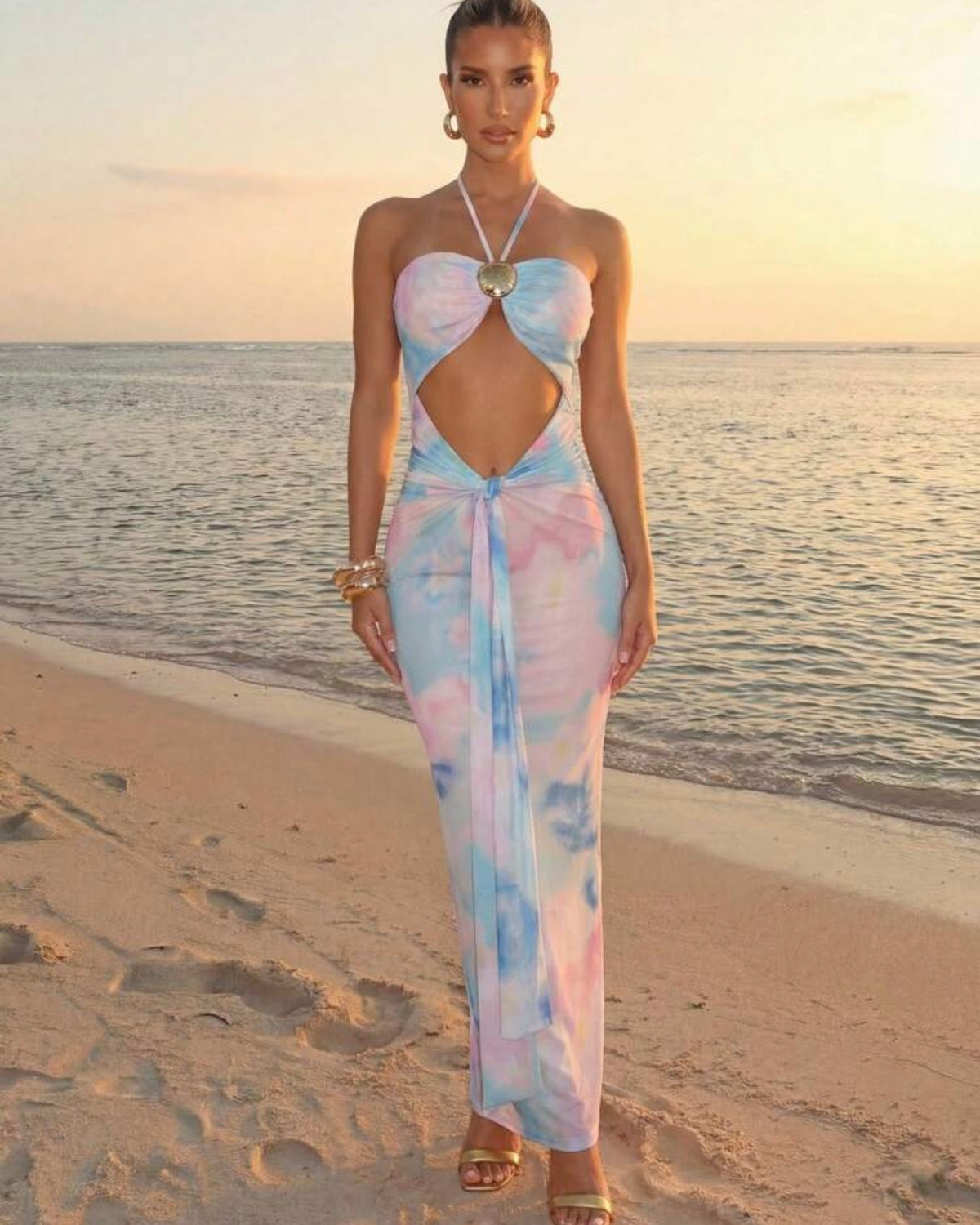 Vestido multicolor