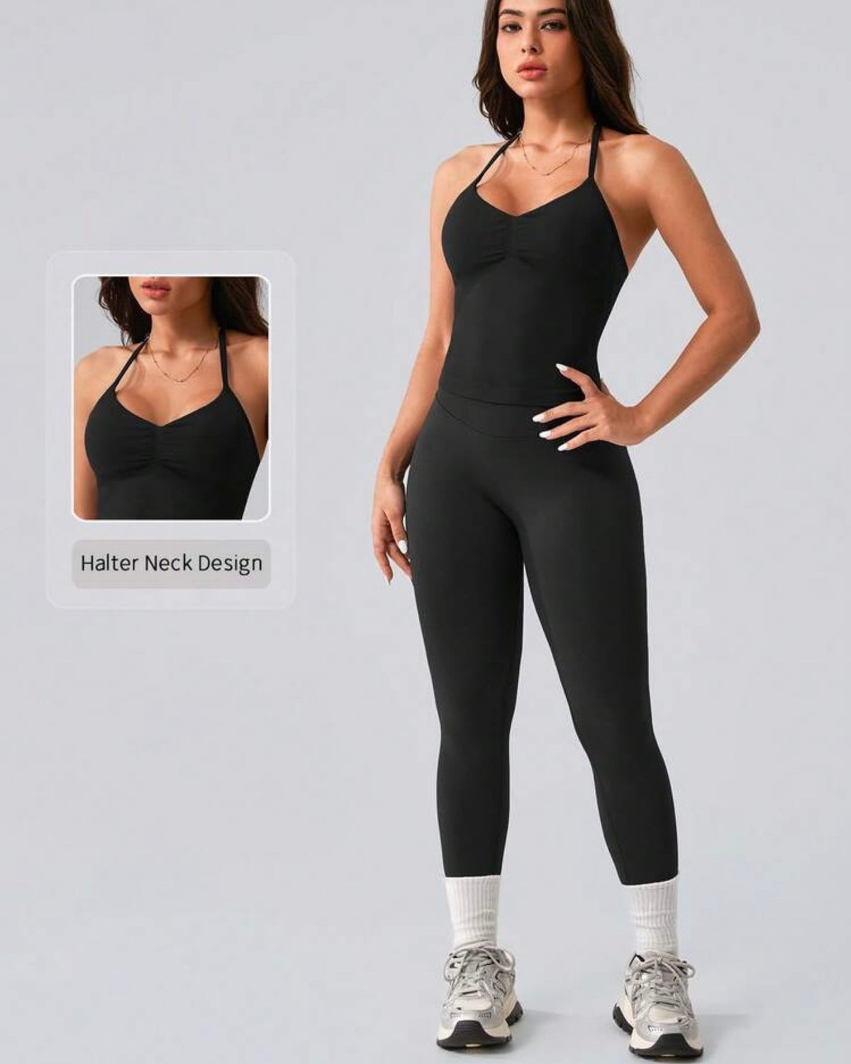 Conjunto deportivo negro