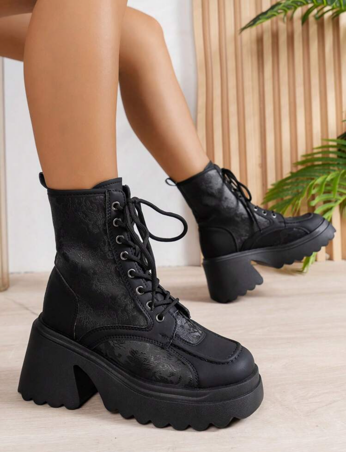 Botines negros