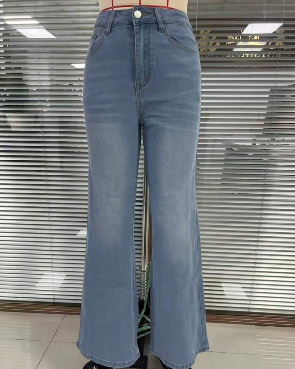 Jeans anchos azules
