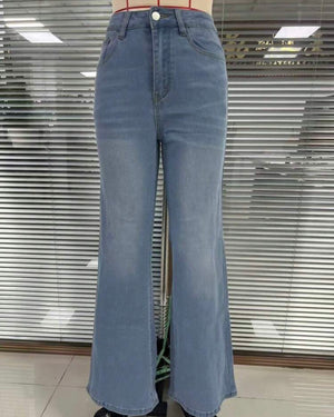 Jeans anchos azules