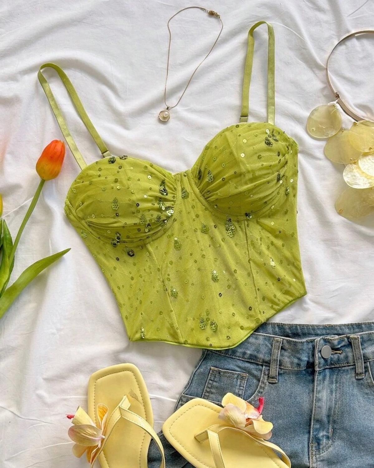 Corset verde