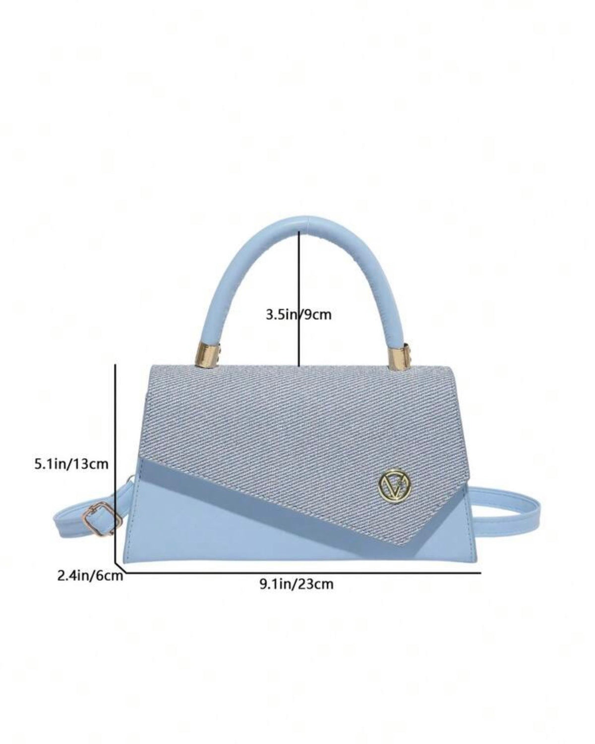 Bolso celeste