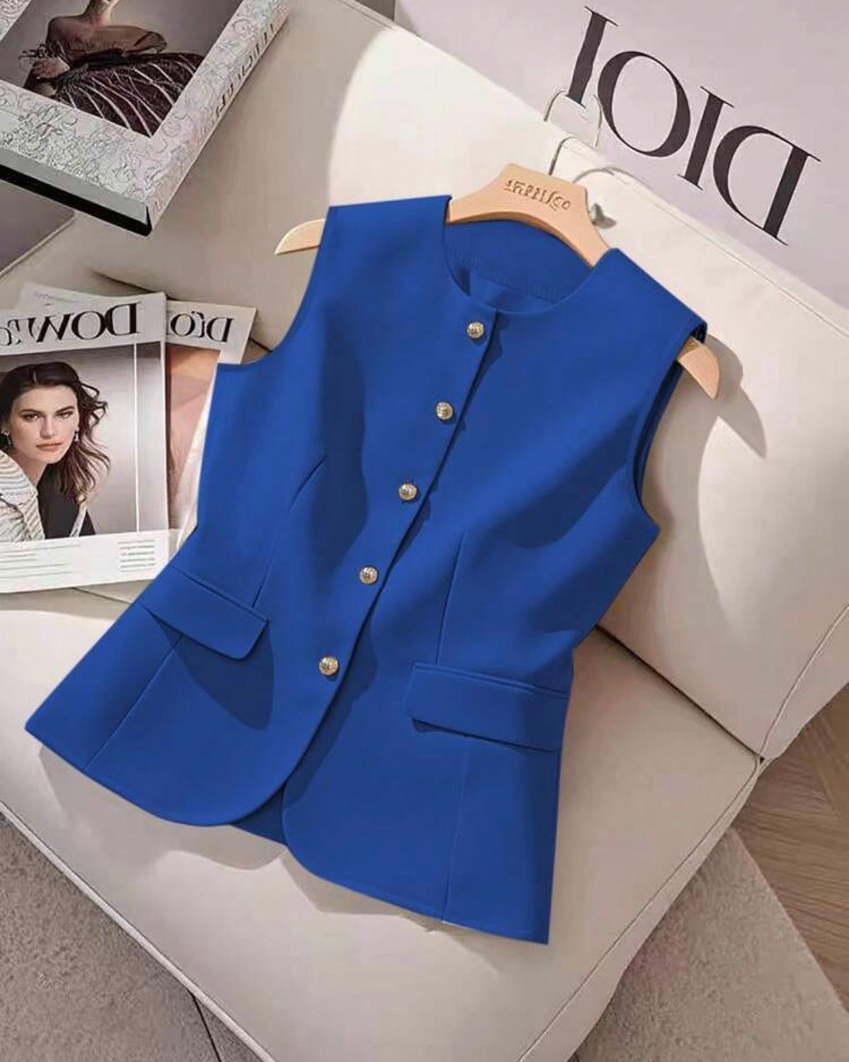 Chaleco azul