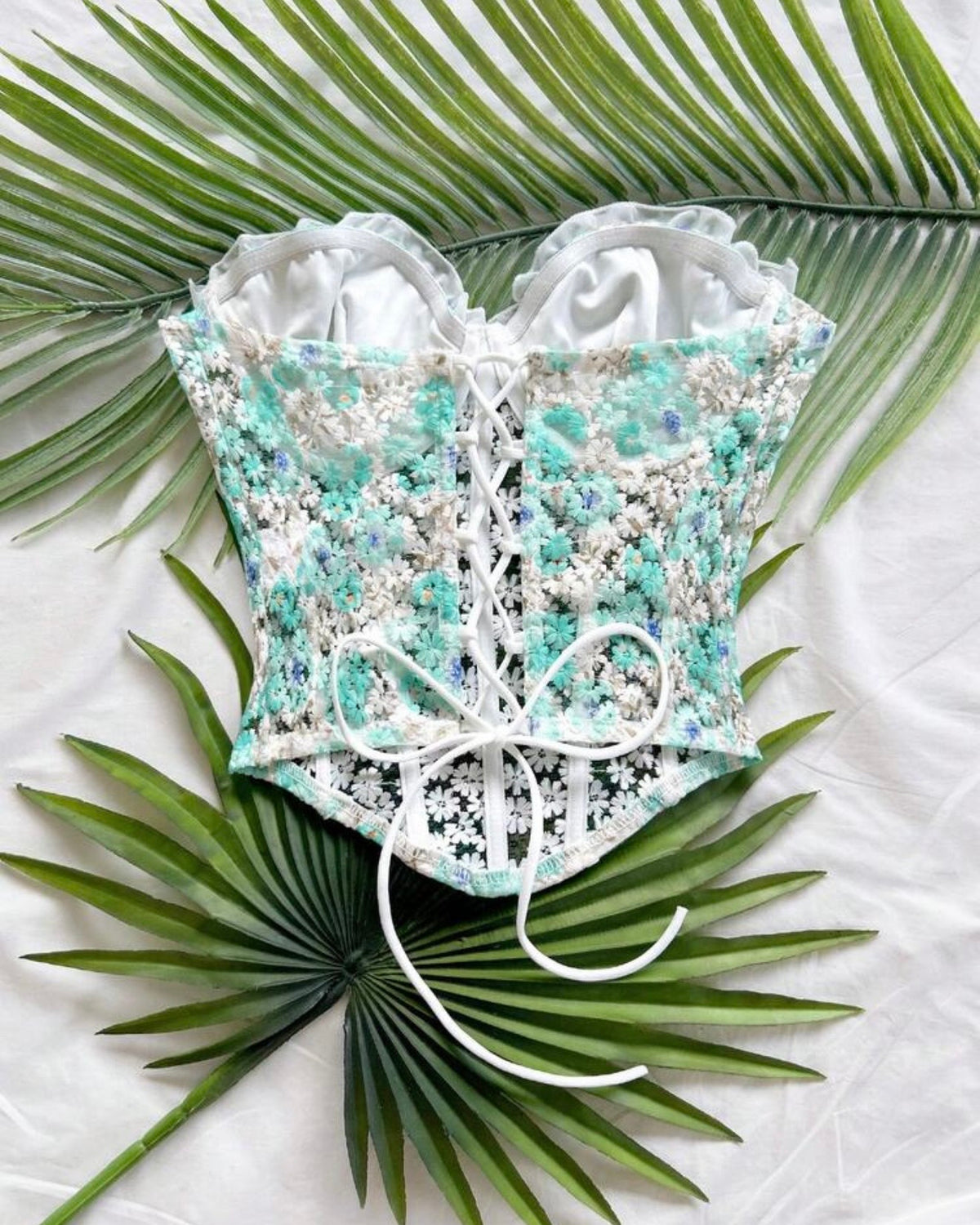 Corset verde menta