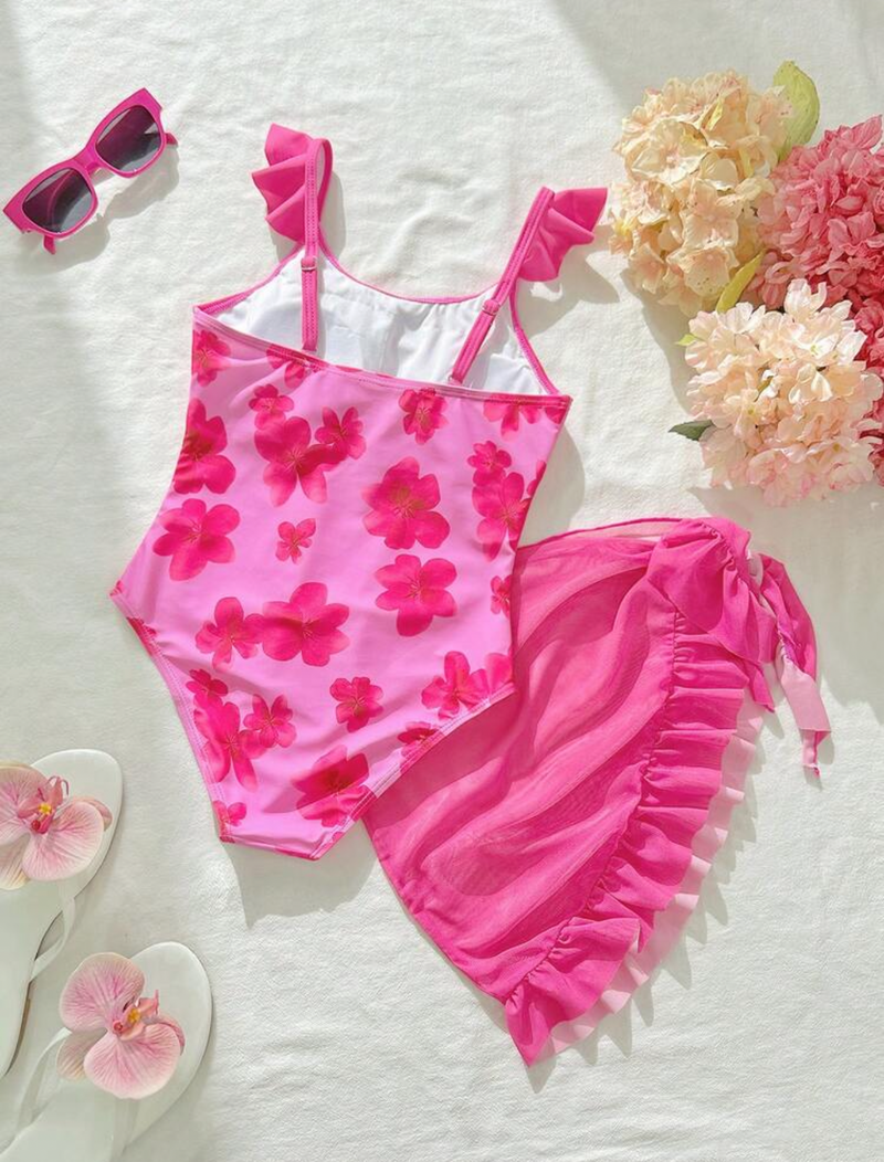 Traje de baño entero con salida