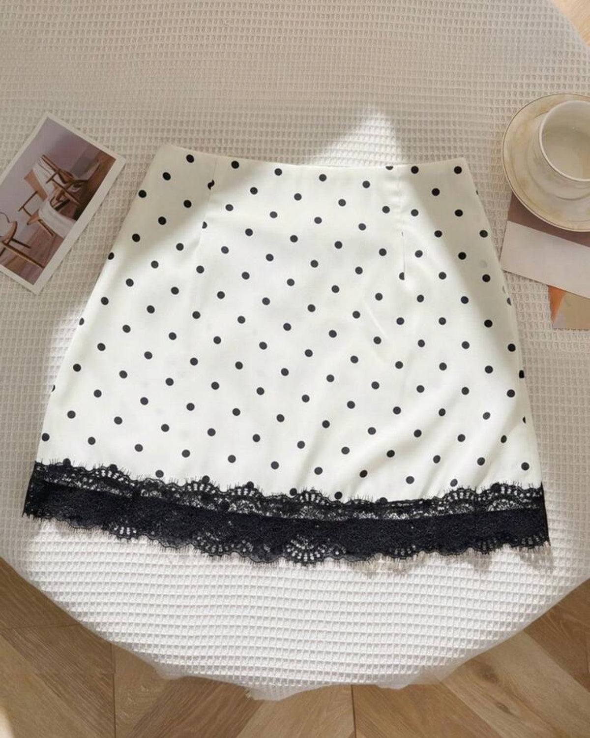 Mini falda blanca