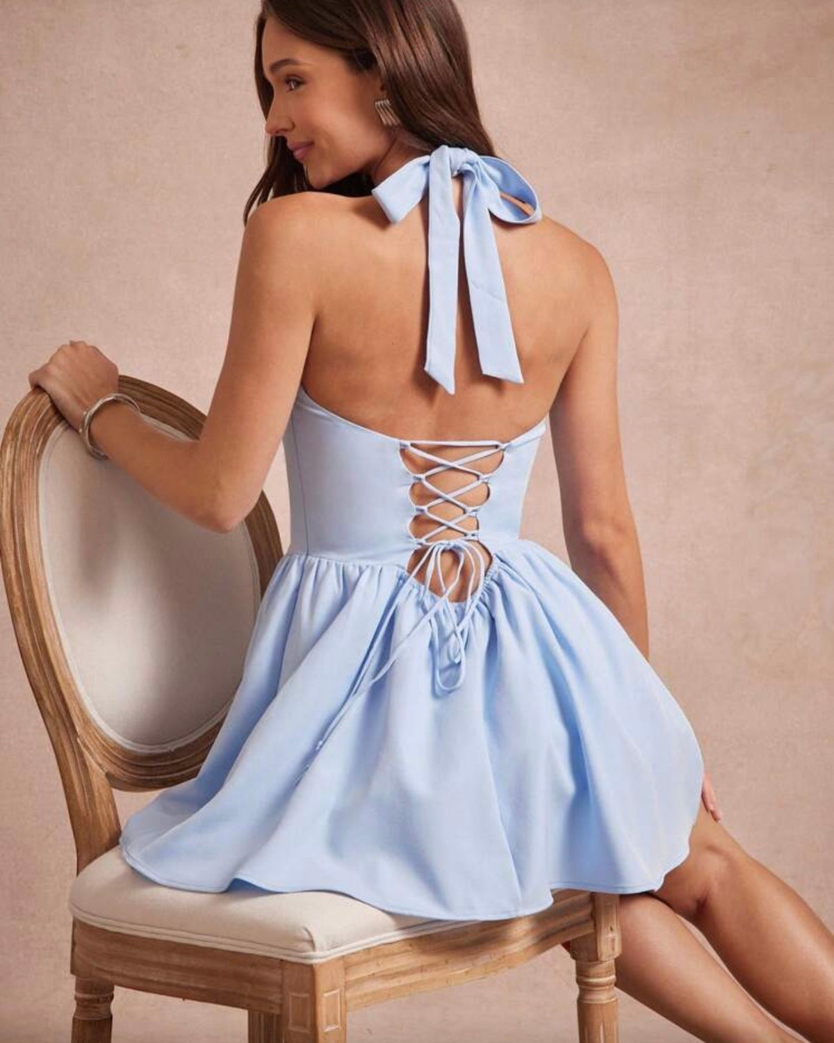 Vestido celeste
