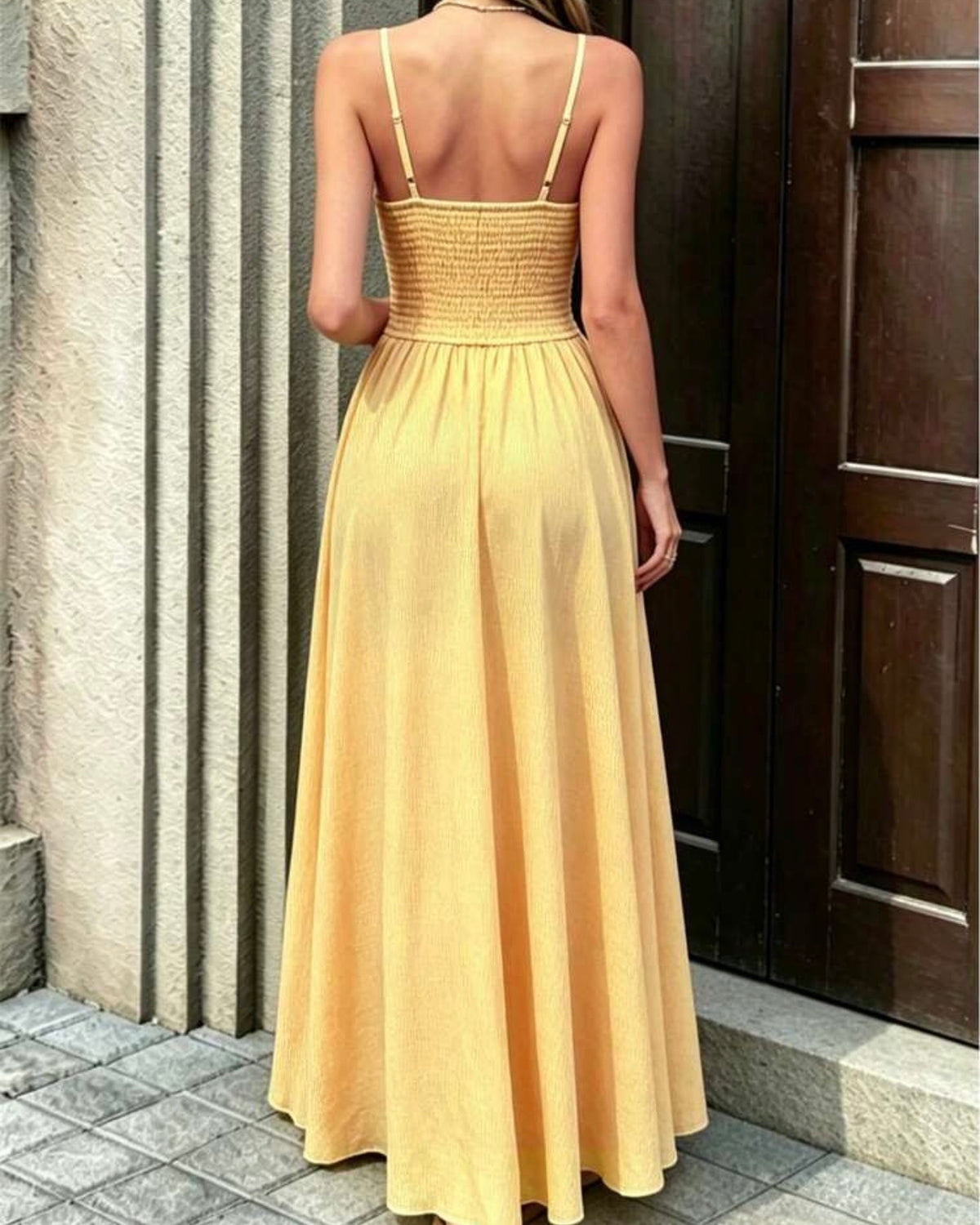 Vestido amarillo inawly