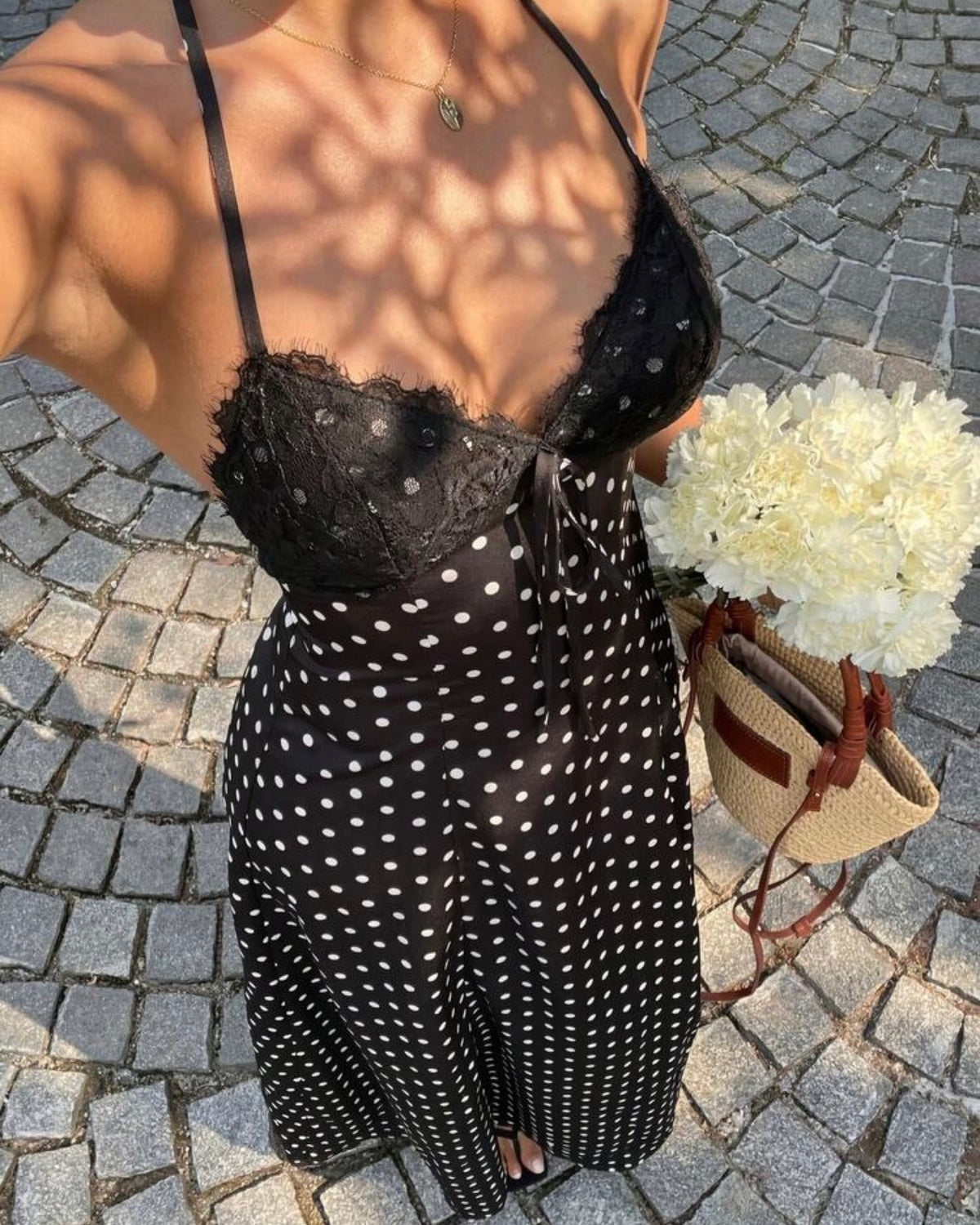 Vestido de puntos