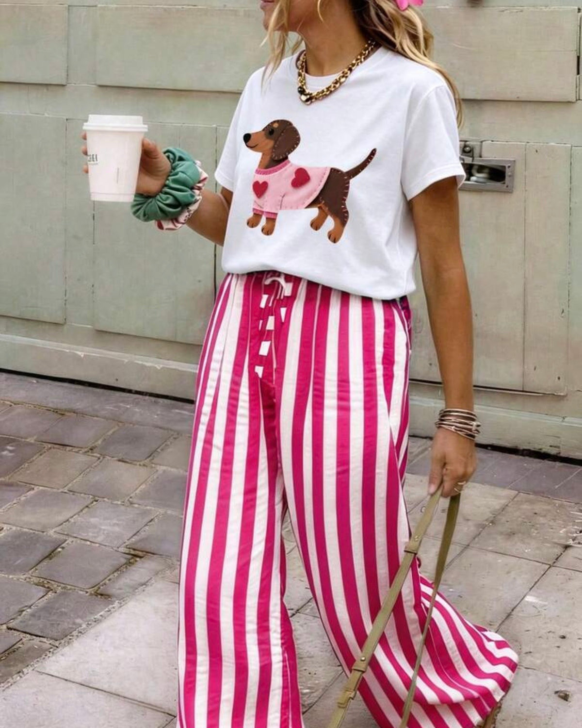 Blusa estampado perro salchicha
