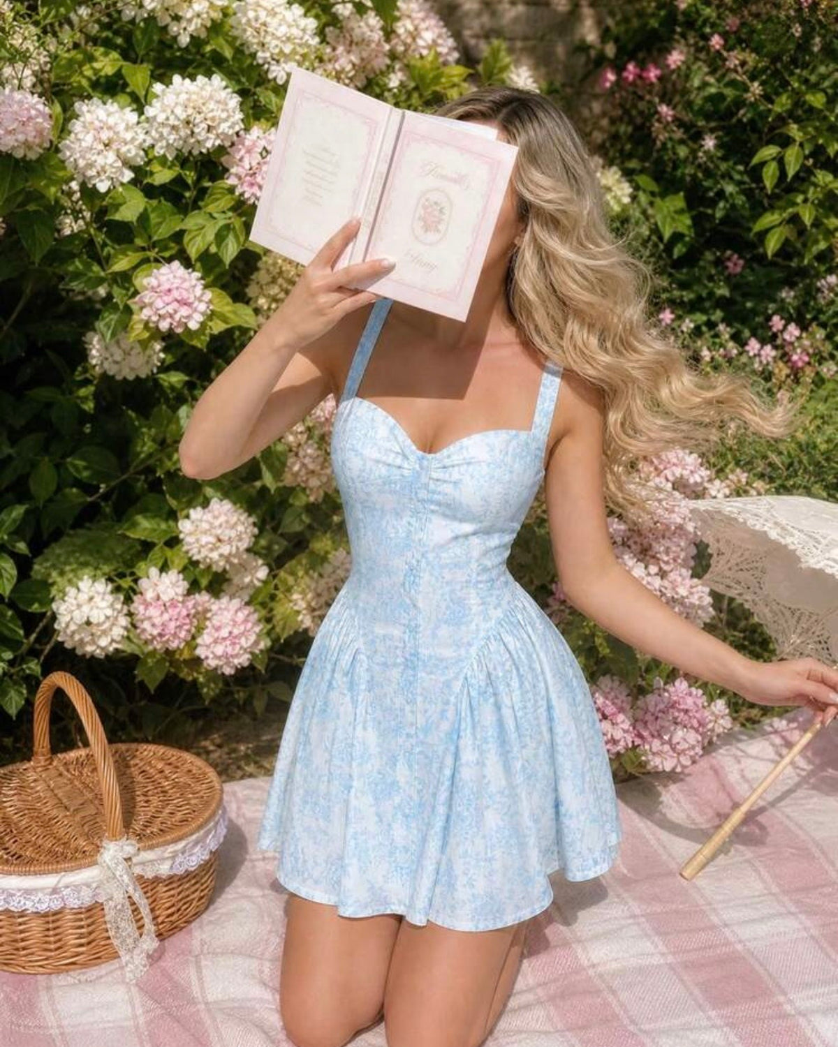 Vestido celeste