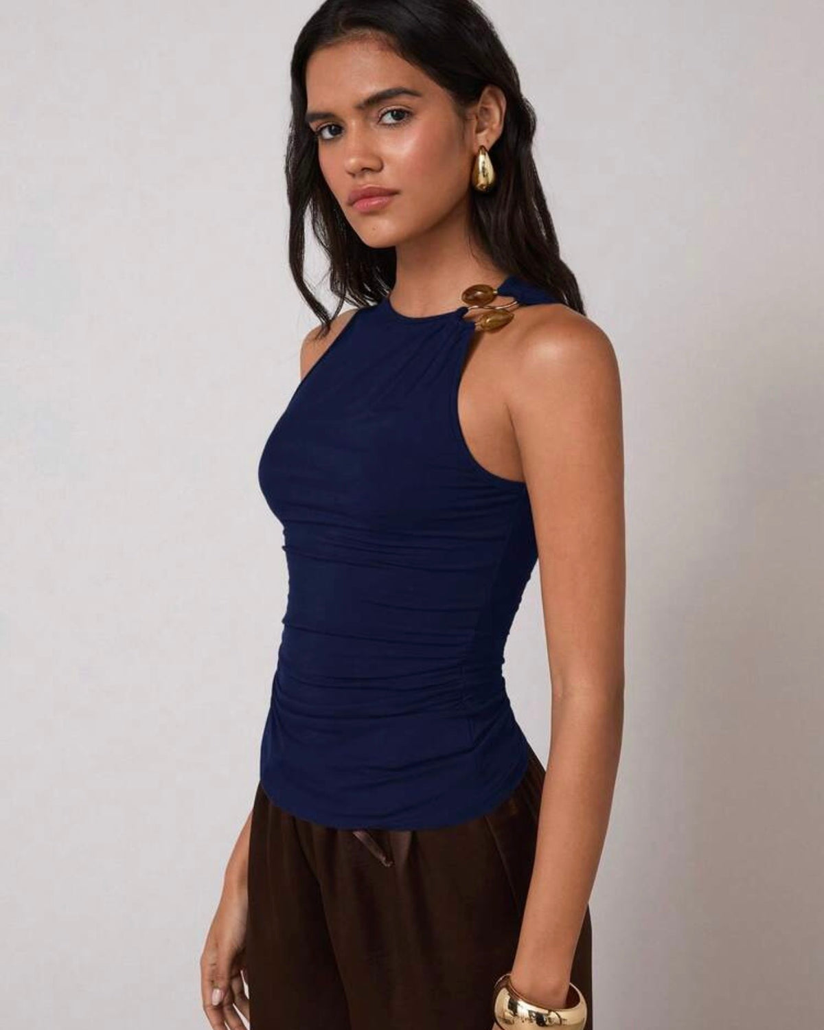 Blusa azul cosmina