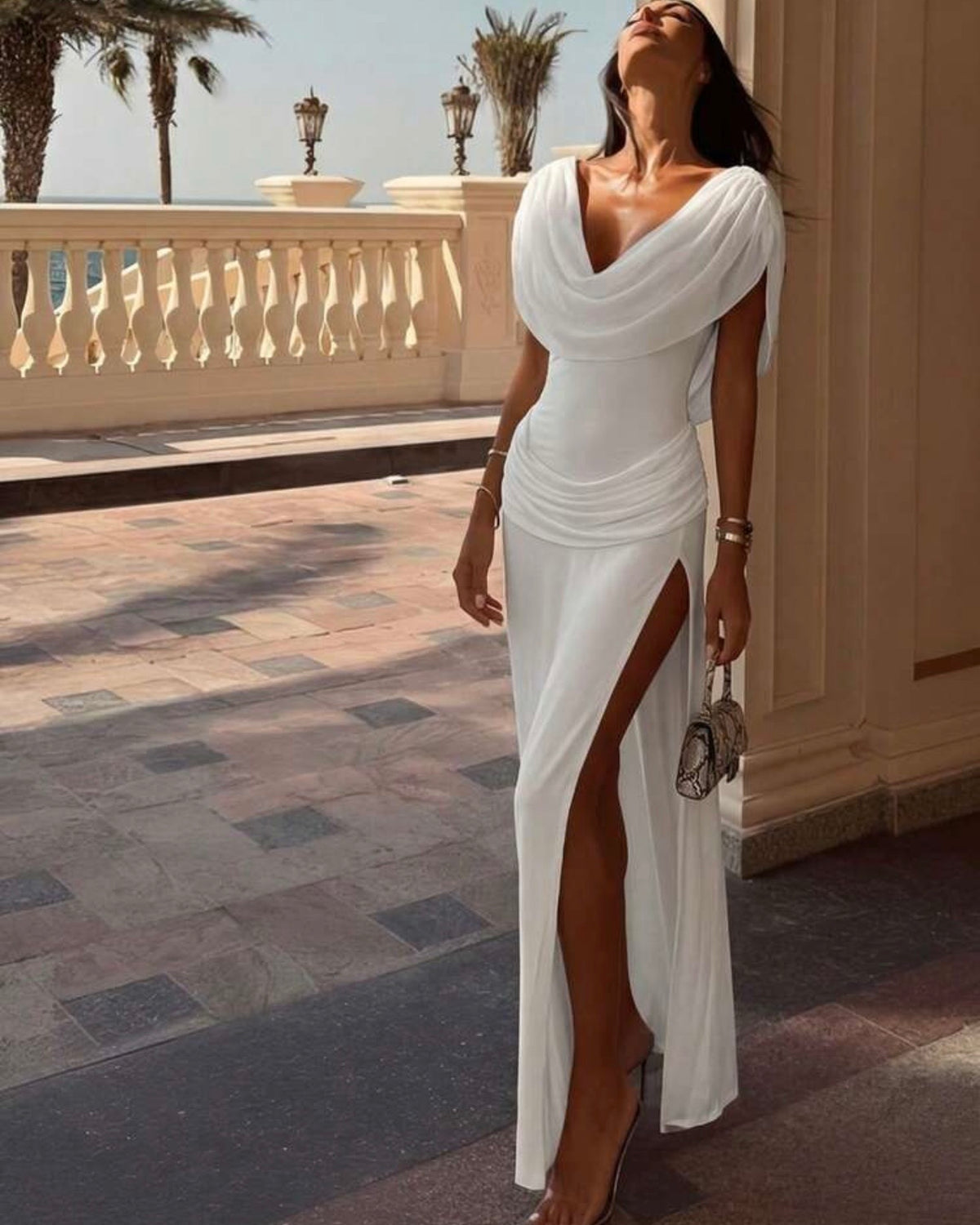Vestido blanco firerie