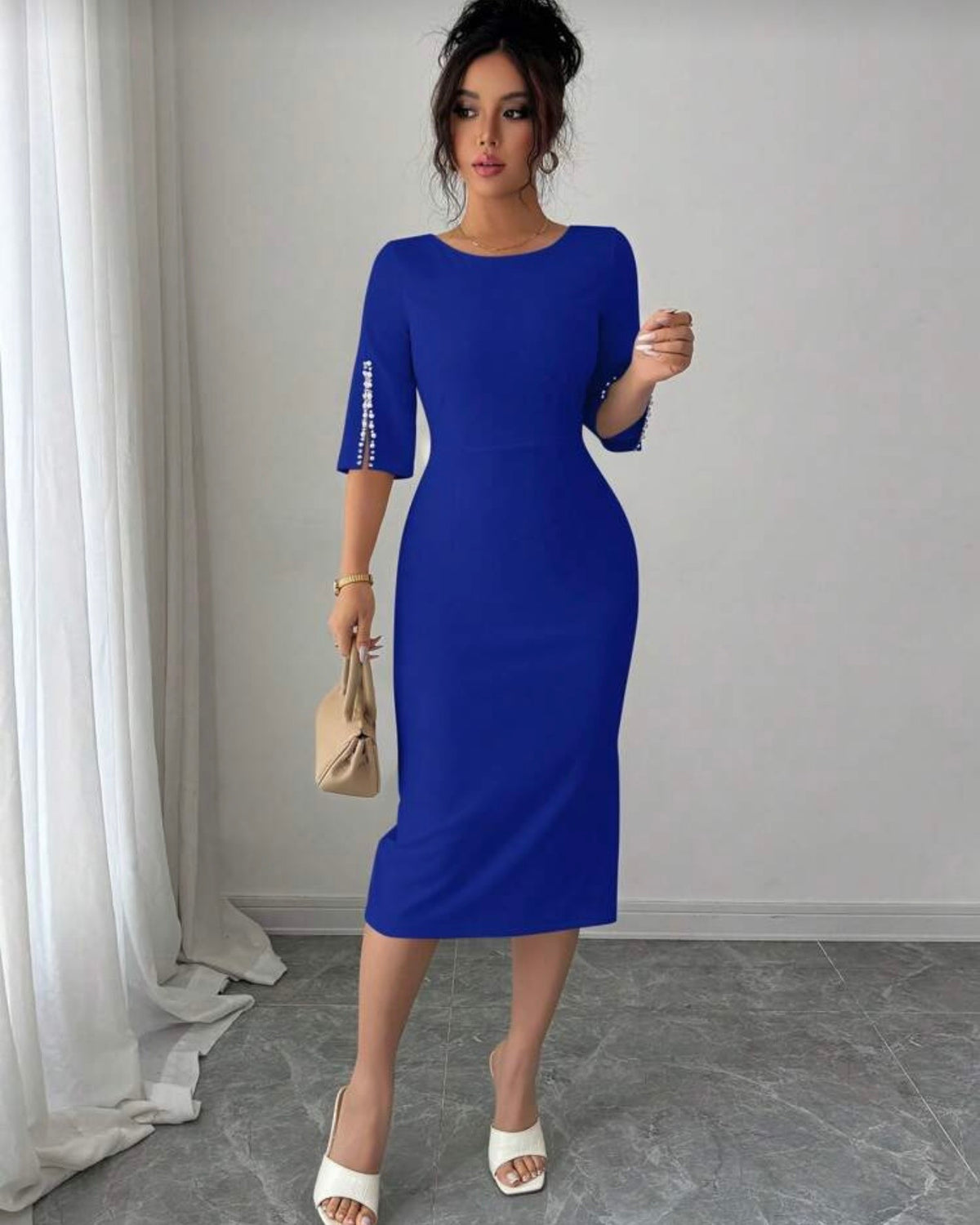 Vestido elegante azul