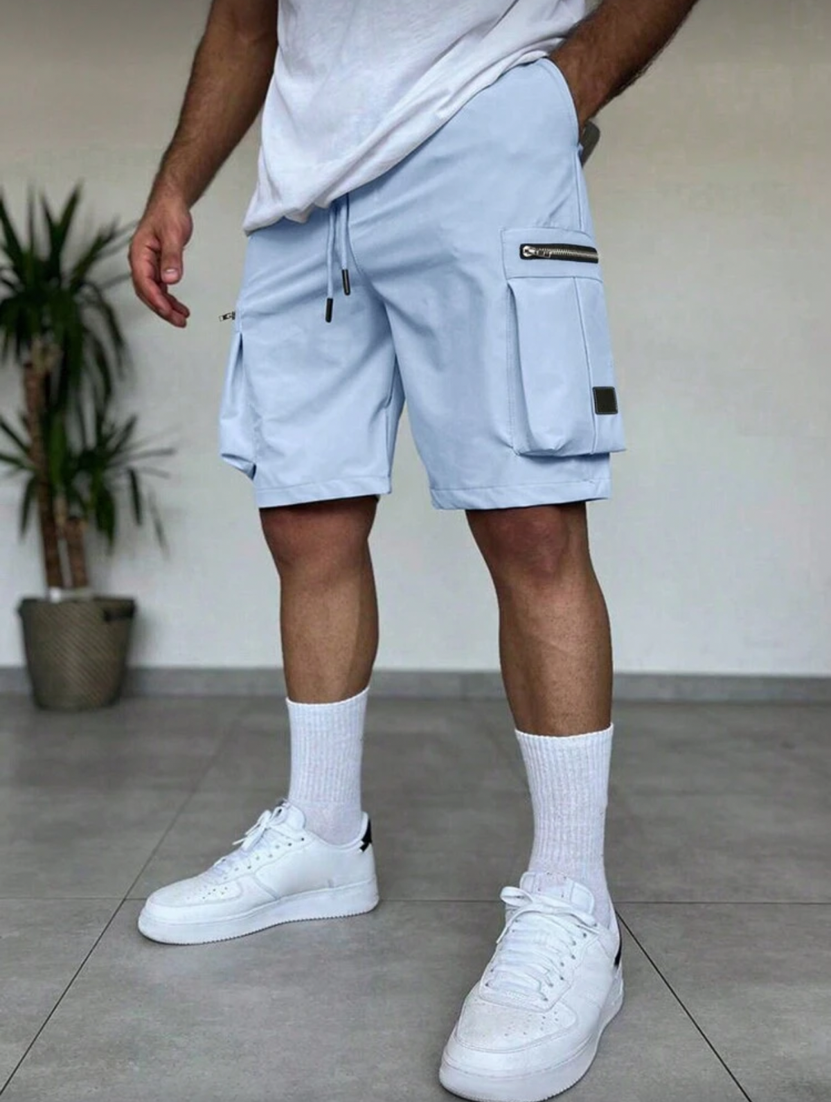 Pantaloneta celeste