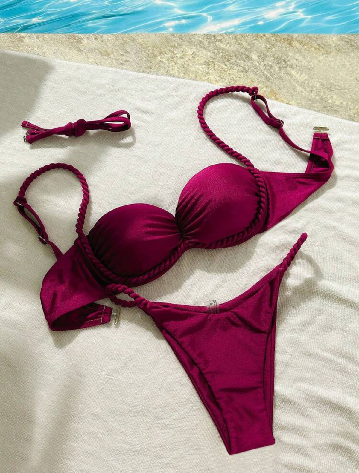 Traje de baño vino