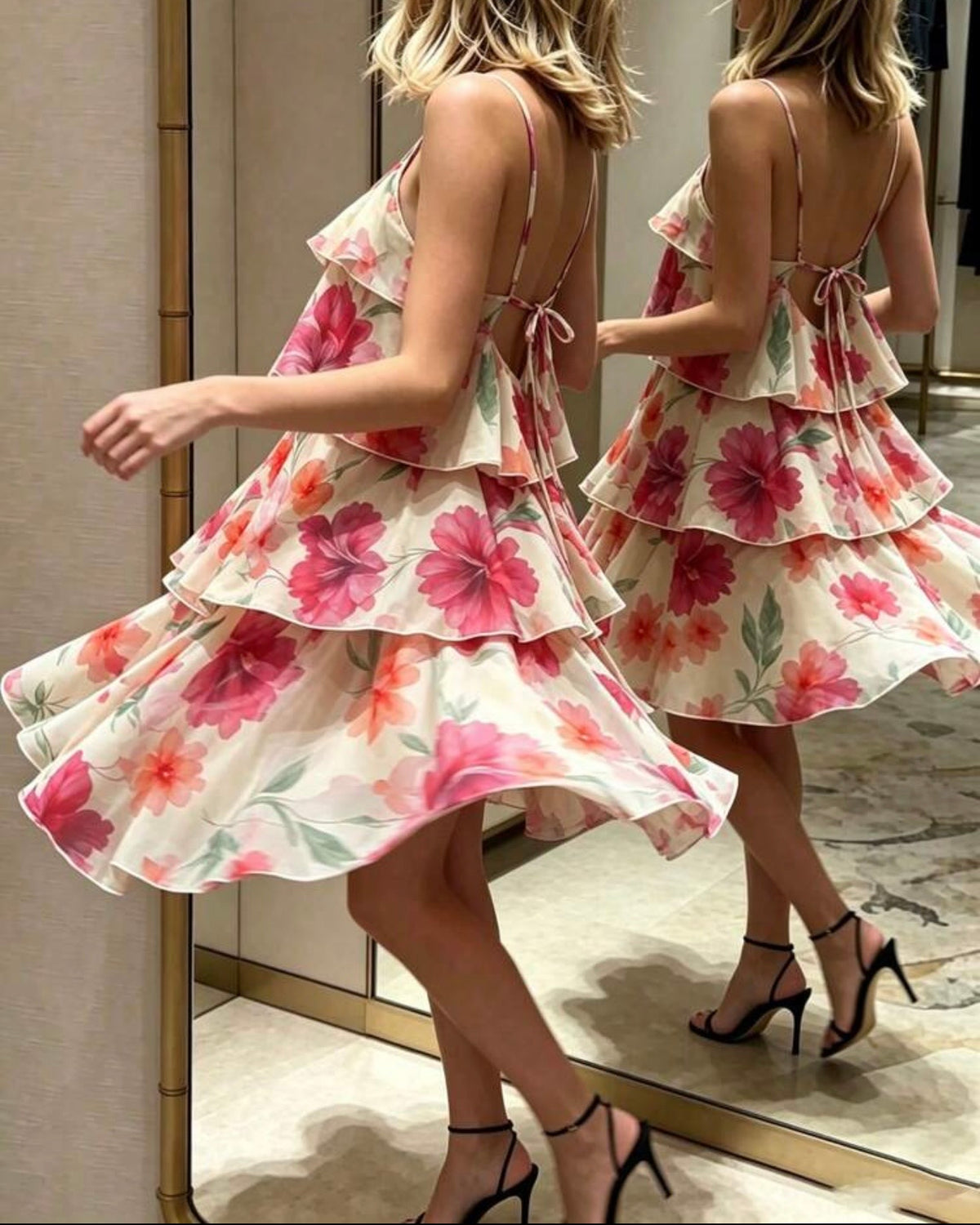 Vestido floreado