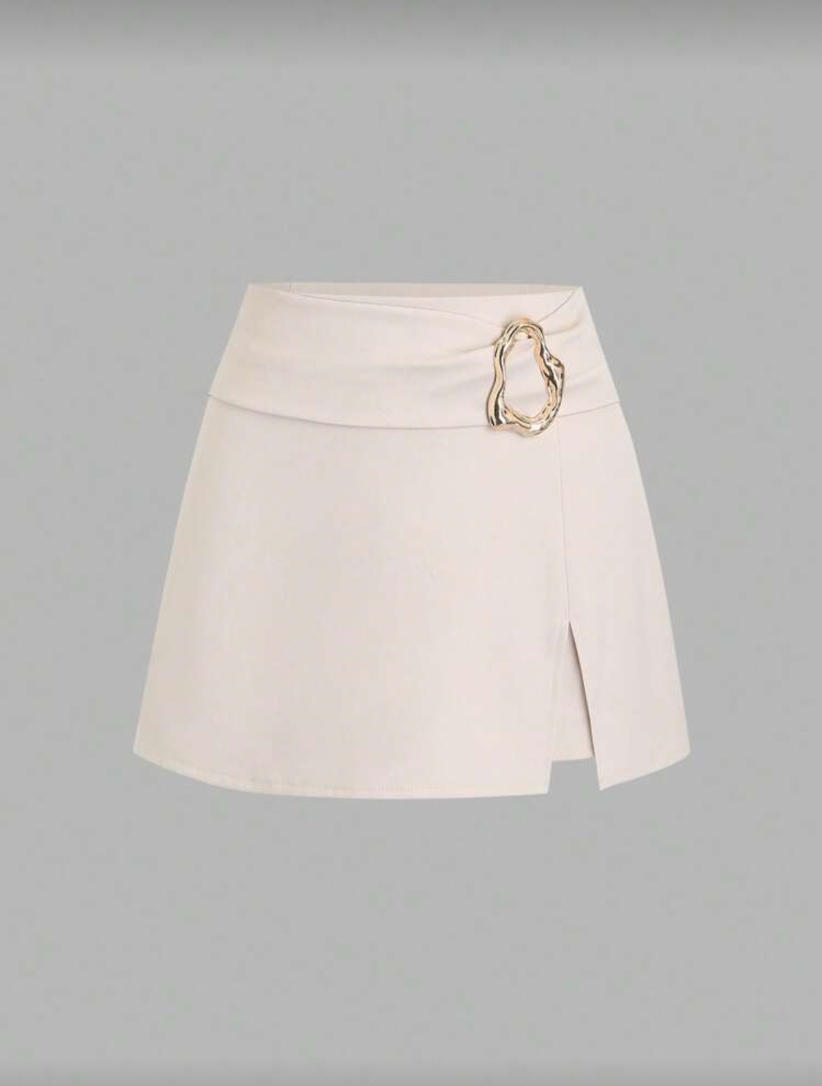 Short enagua albaricoque