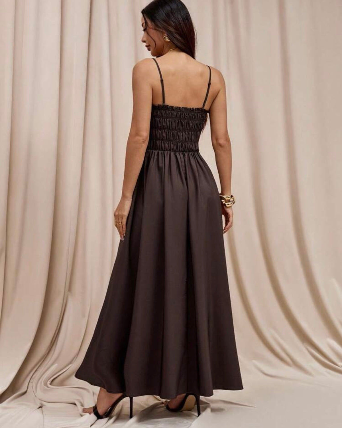 Vestido café petite