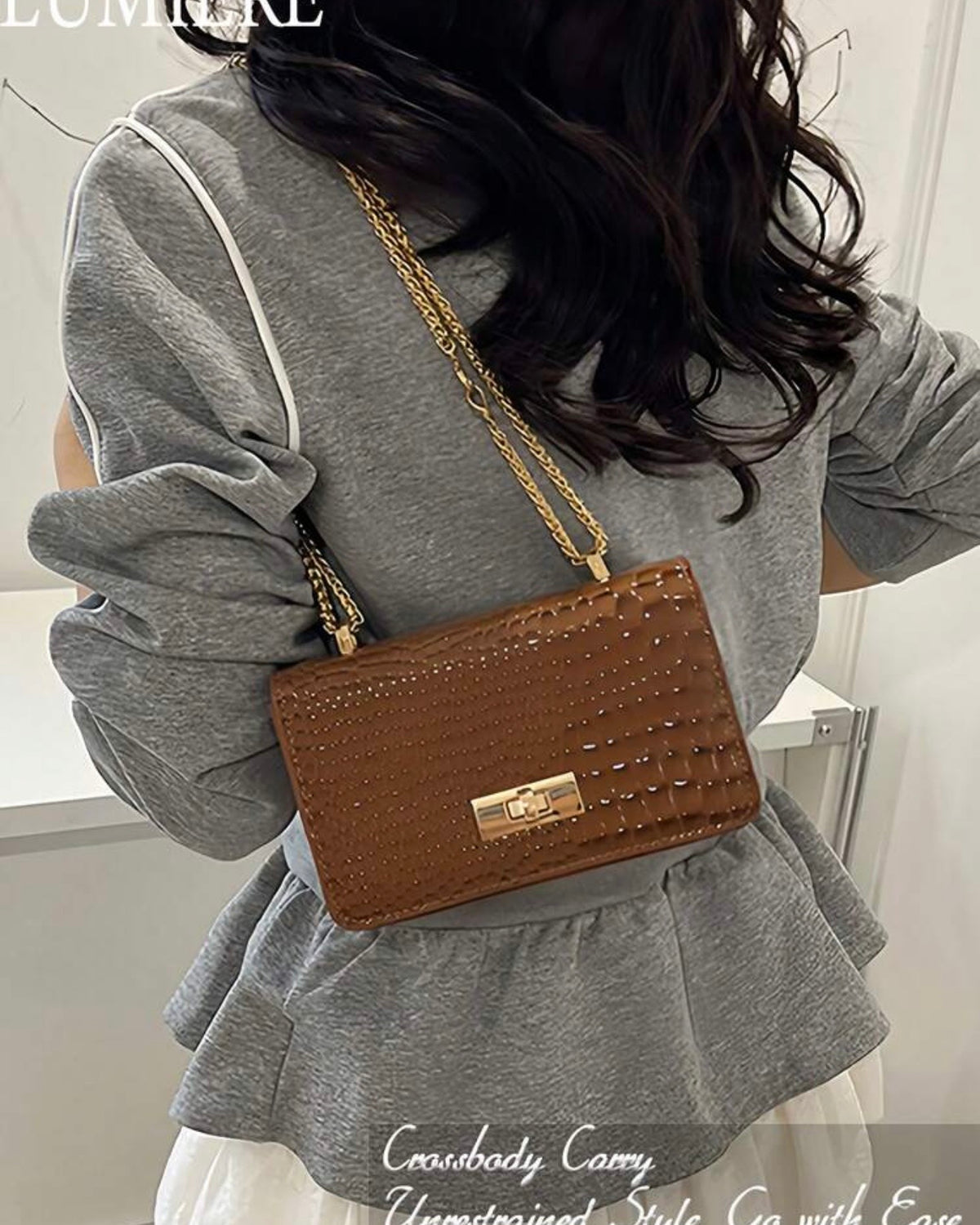 Bolso café