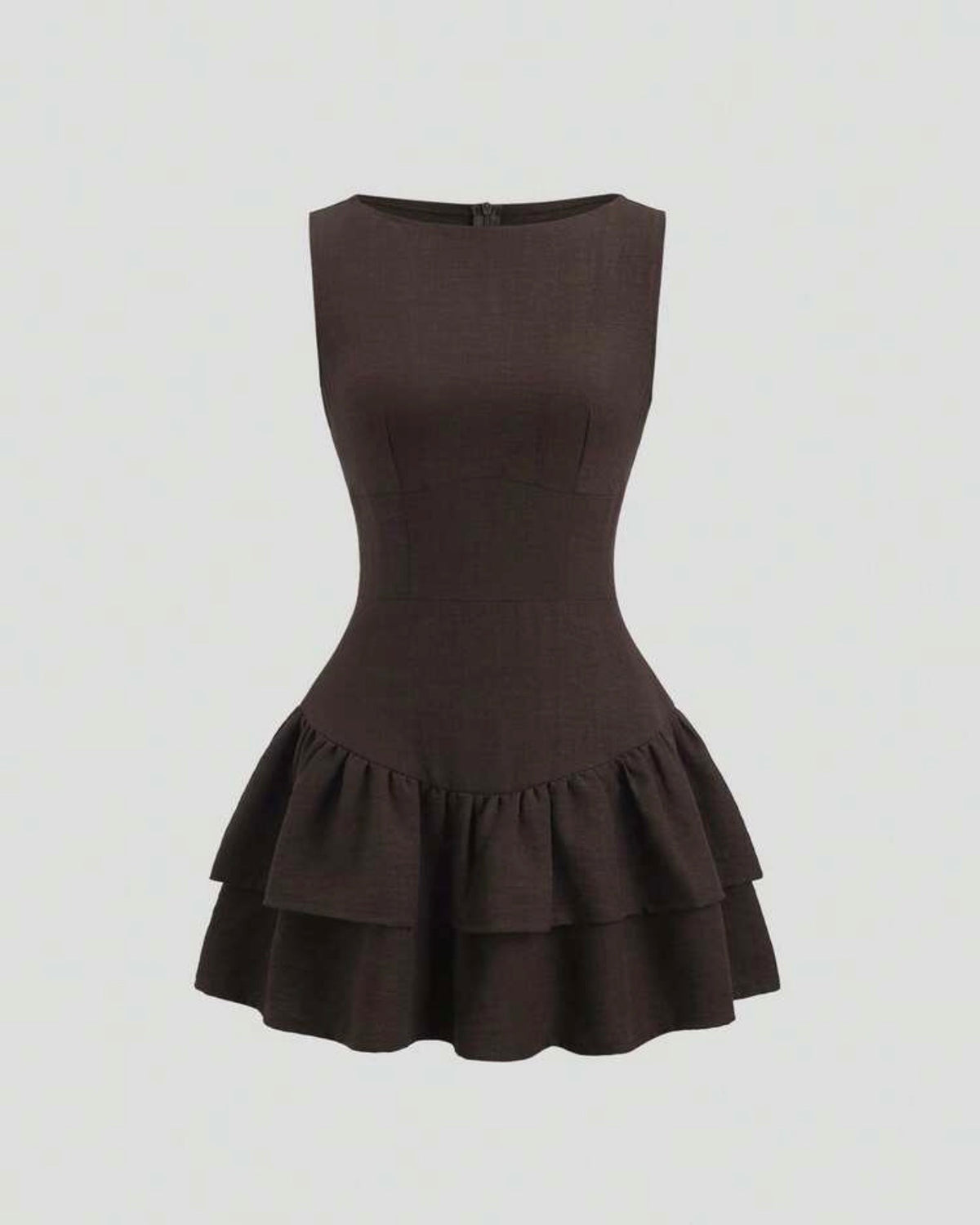 Vestido café