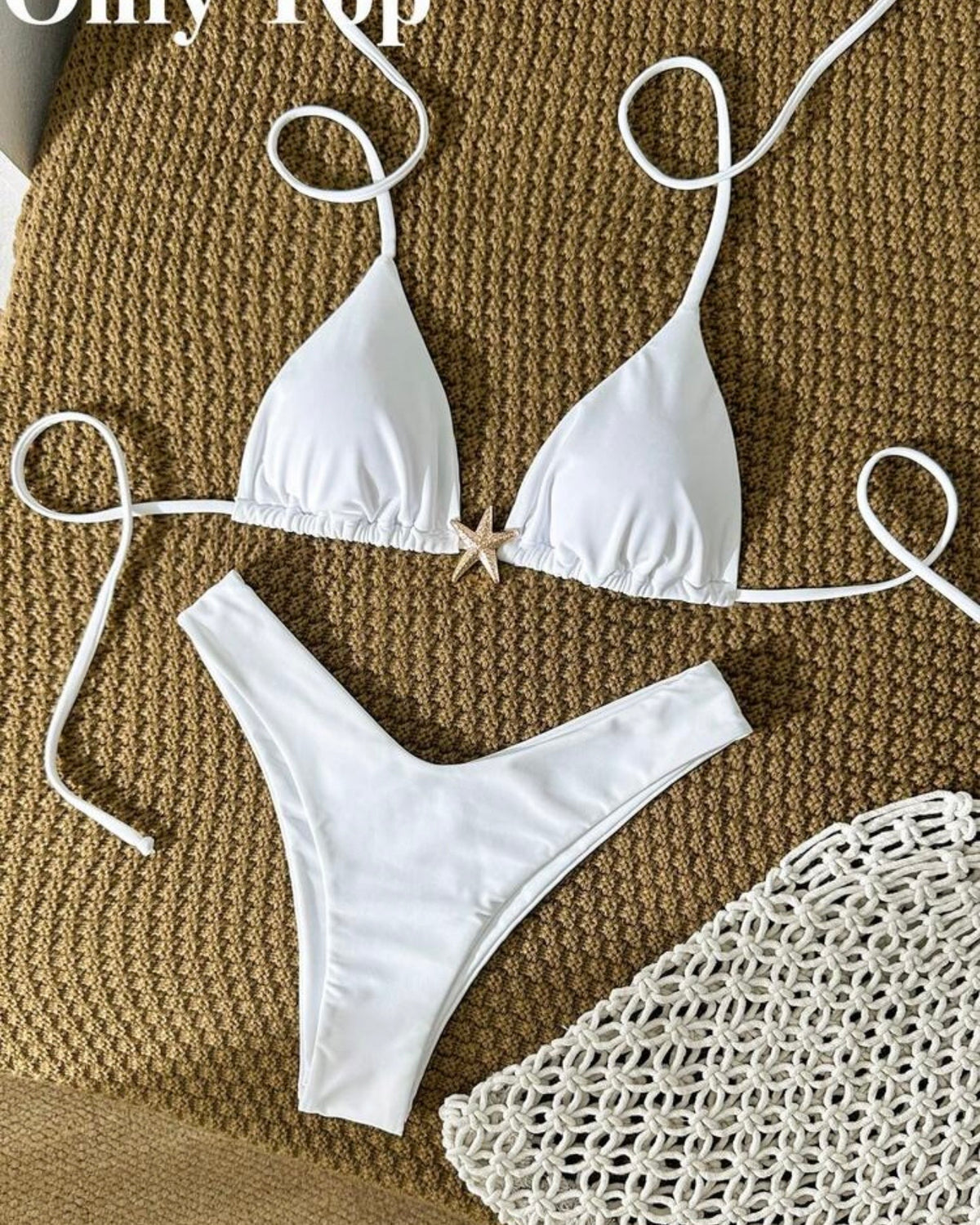 Traje de baño blanco