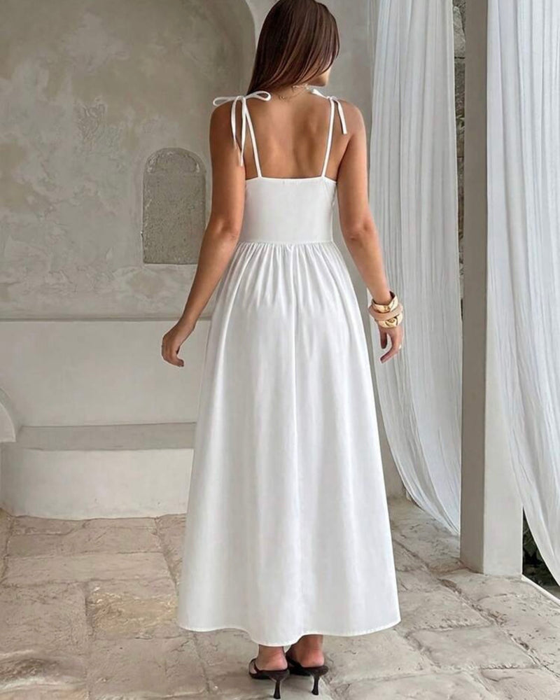 Vestido blanco aloruh